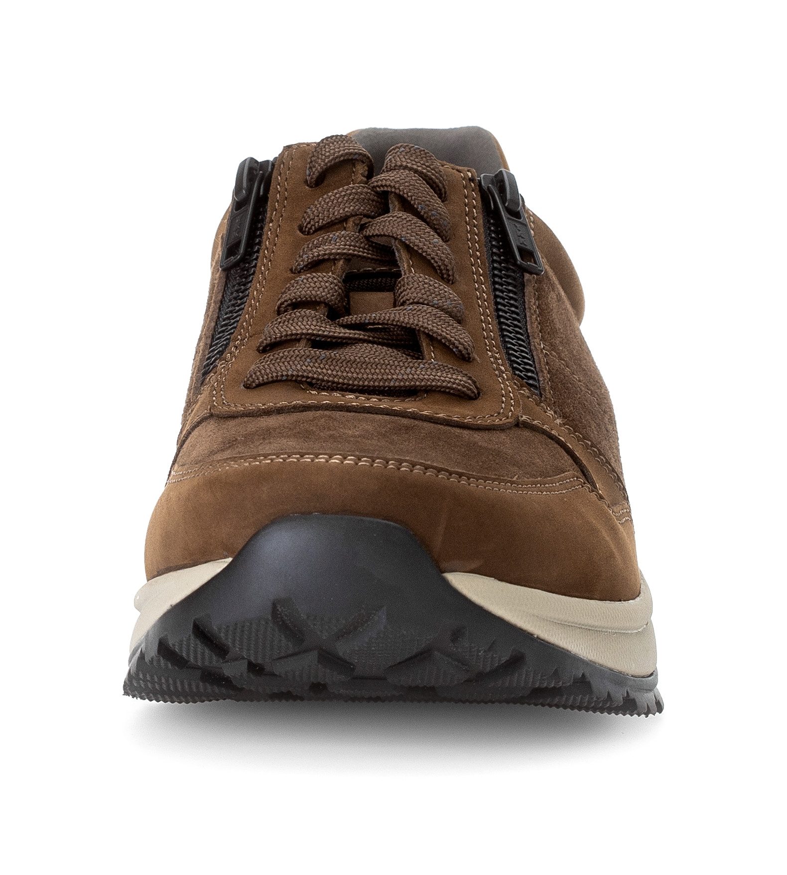 Gabor Rollingsoft Sneakers met sleehak , comfort schoen, veterschoen, lage schoen in breedte g 1/2 (= breed)