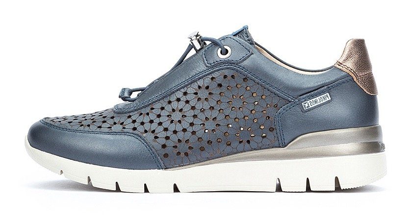 PIKOLINOS Sneakers met sleehak CANTABRIA met stijlvol opengewerkt patroon, vrijetijdsschoen, lage schoen, veterschoen