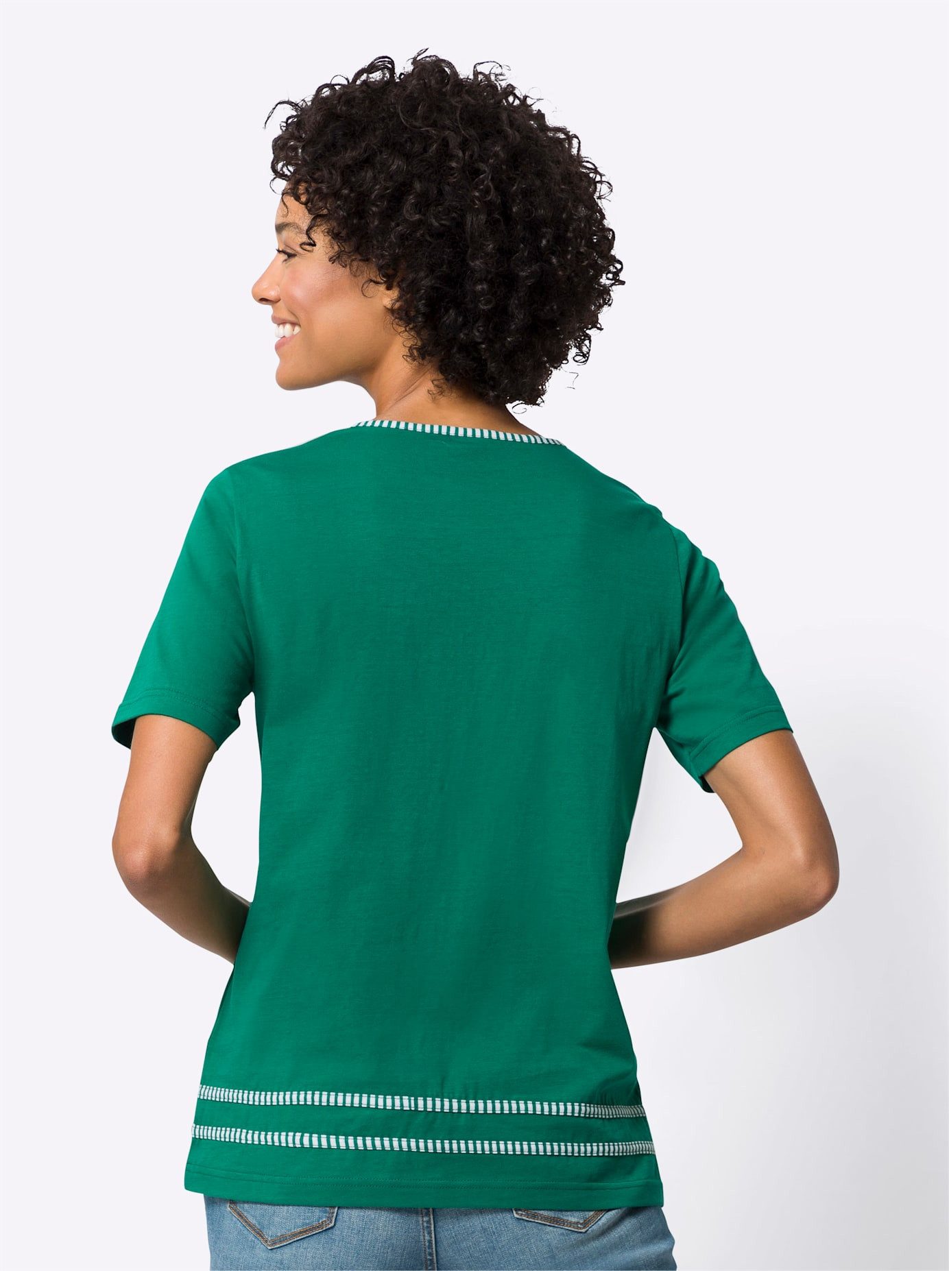 Classic Basics Shirt met ronde hals (1-delig)