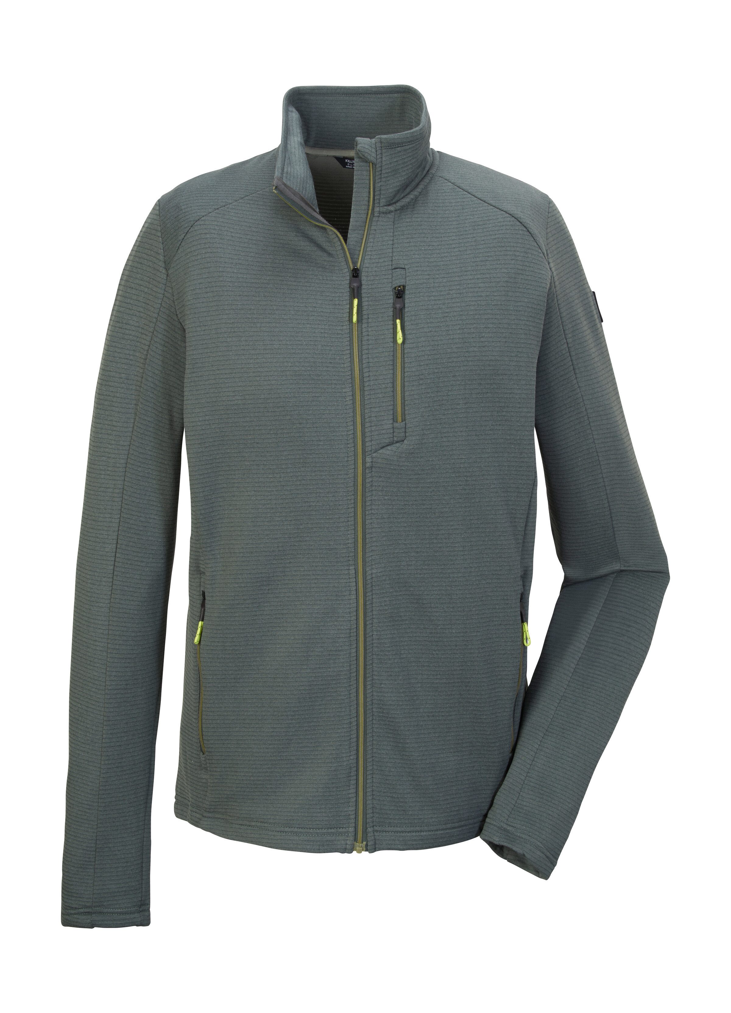 Killtec Vest KOS 92 MN FLX JCKT Sportieve herenjack met kinbescherming en afsluitbare zakken