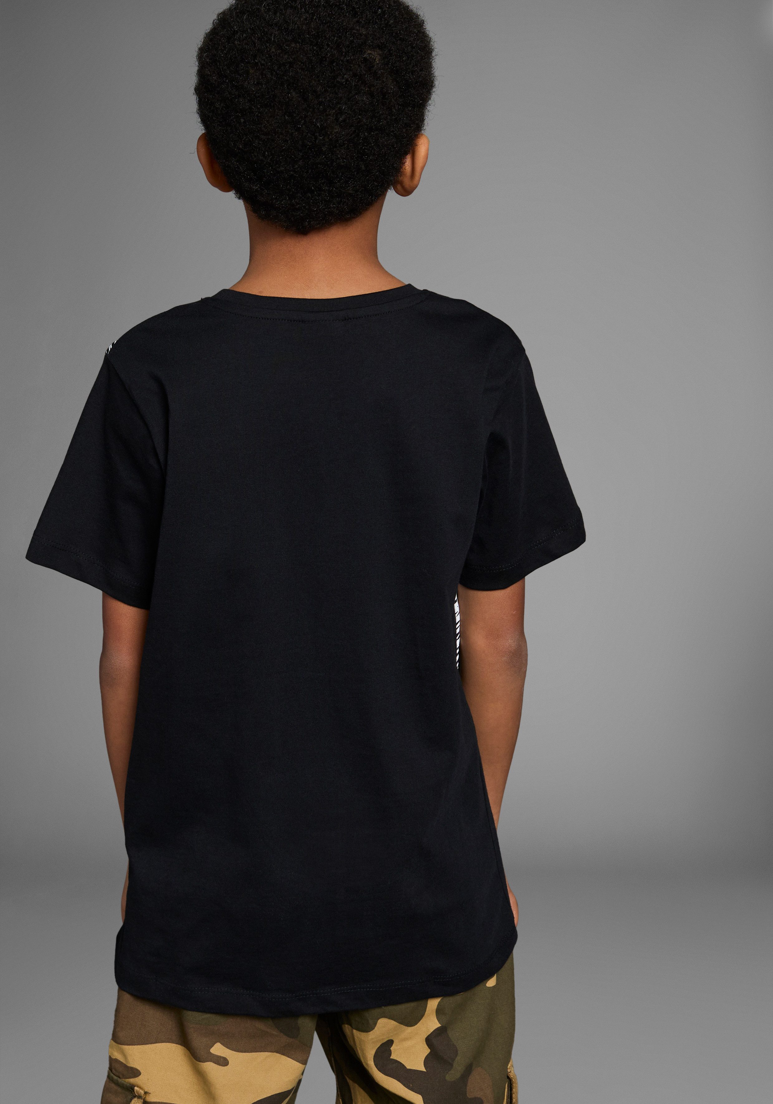 KIDSWORLD T-shirt Met grote print: WHITE TIGER Korte mouwen, basic pasvorm, bedrukt, ronde hals