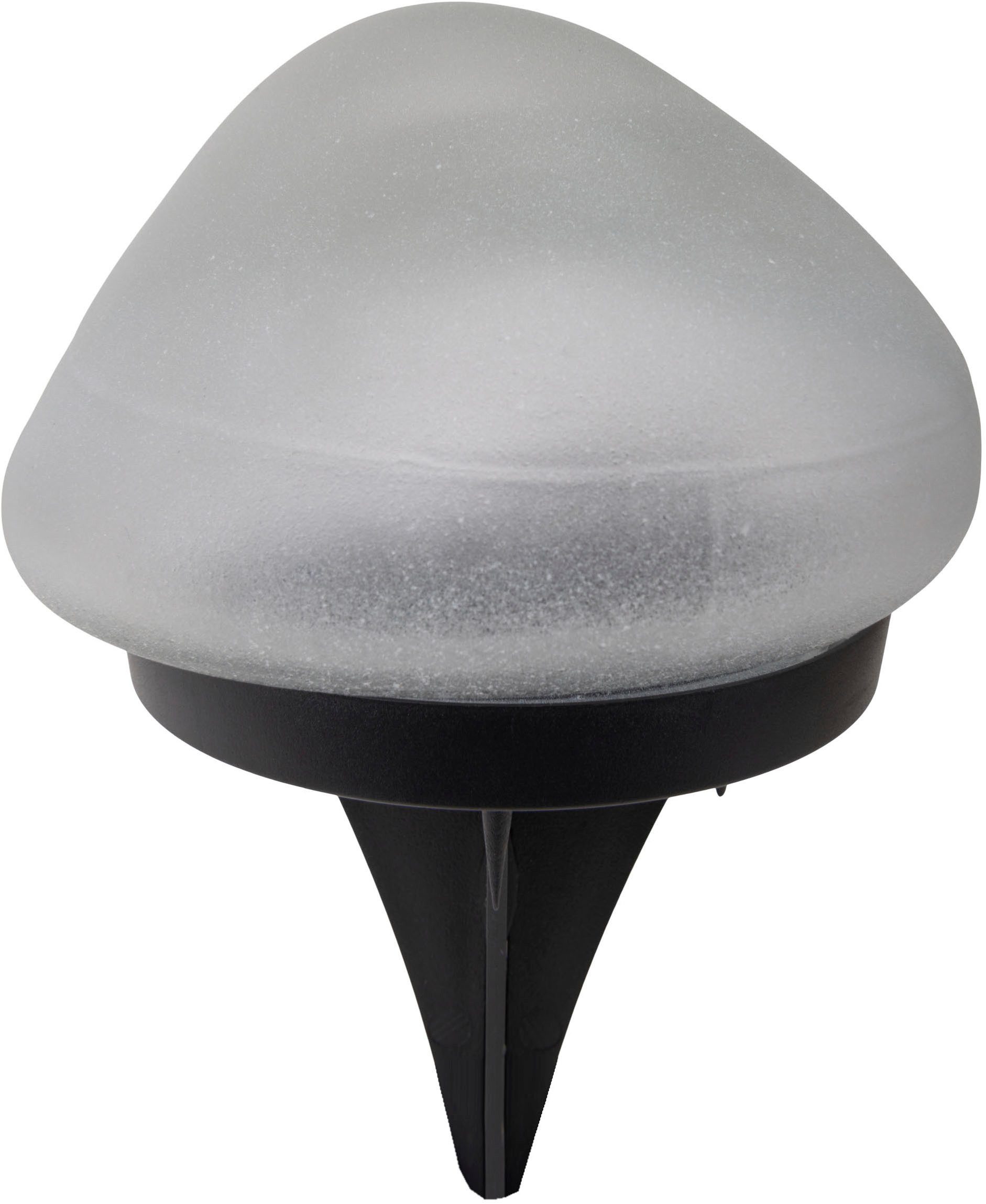 näve Led-solarlamp Guri 2-delige set led tafellamp draadloos 36x10,5 cm antraciet (2 stuks)