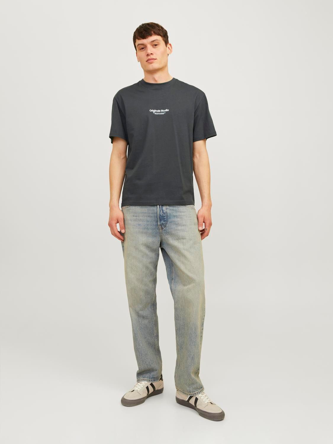 Jack & Jones Shirt met ronde hals JORVESTERBRO TEE SS CREW NECK NOOS