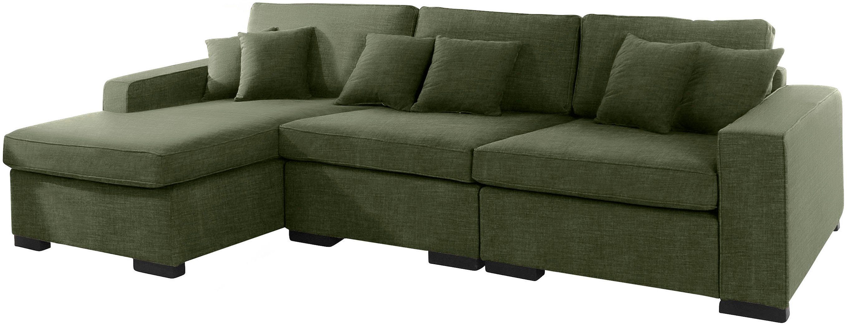 Guido Maria Kretschmer Home&Living Ottomane Skara L-vorm Loungebank met binnenveringsinterieur, in vele overtrekkwaliteiten