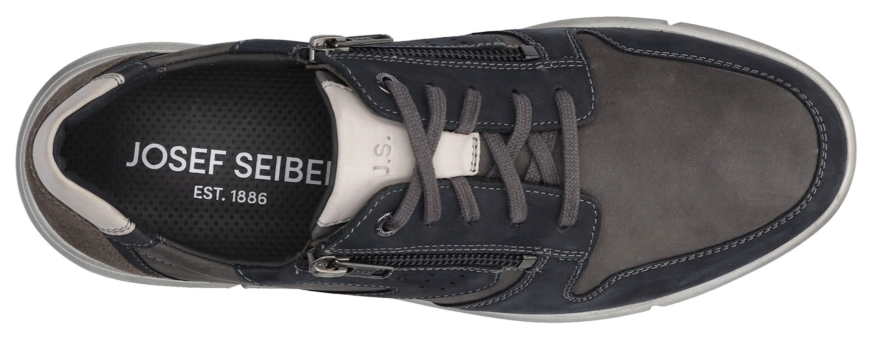 Josef Seibel Sneakers ENRICO 20 , vrijetijdsschoen, comfort schoen, veterschoen in breedte g (breed)