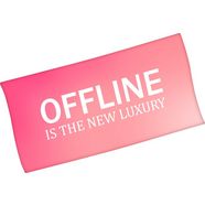 minions badlaken offline is the new luxury met een grappig gezegde (1 stuk) roze