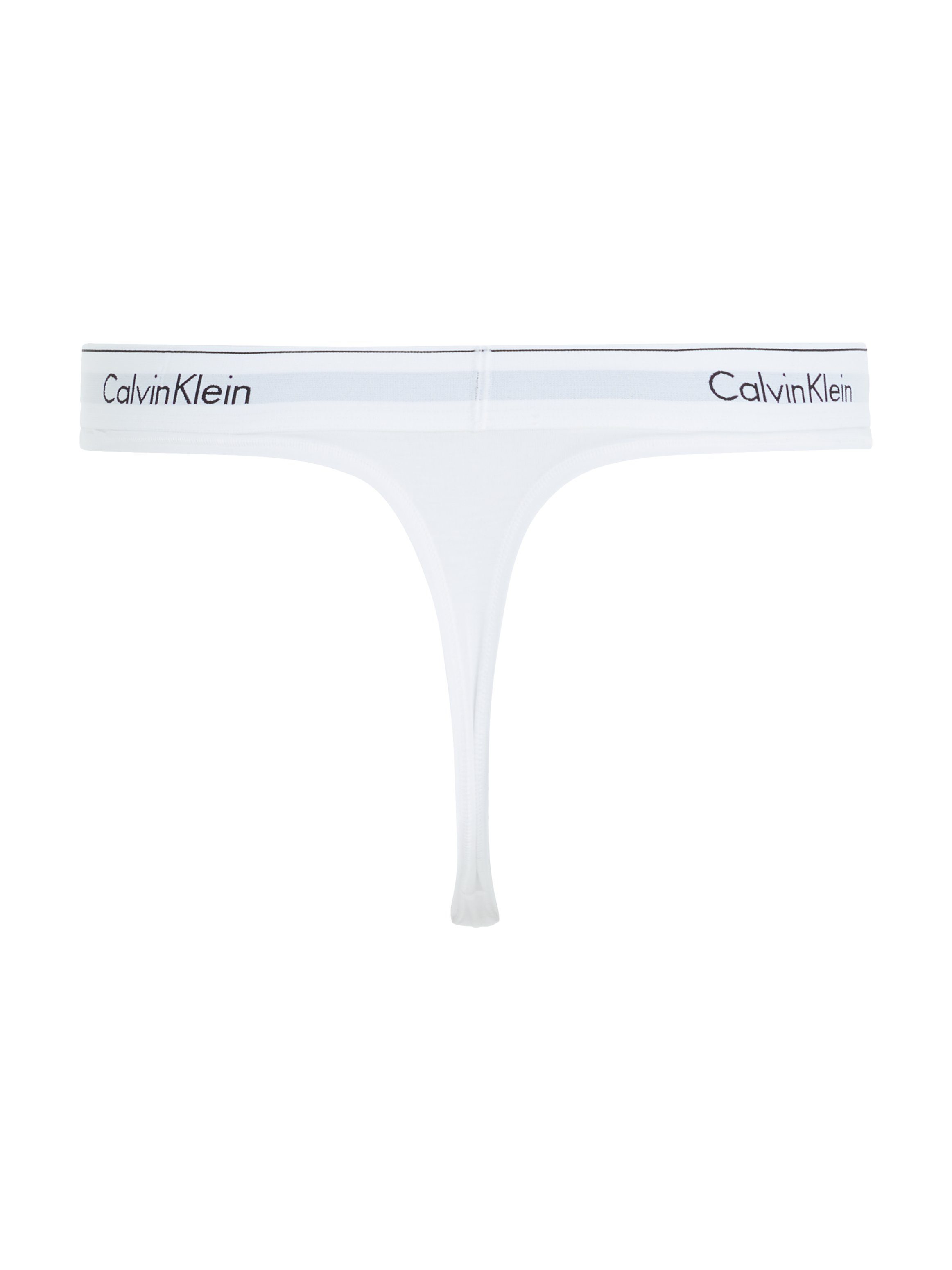 Calvin Klein String Modern Cotton met brede boord