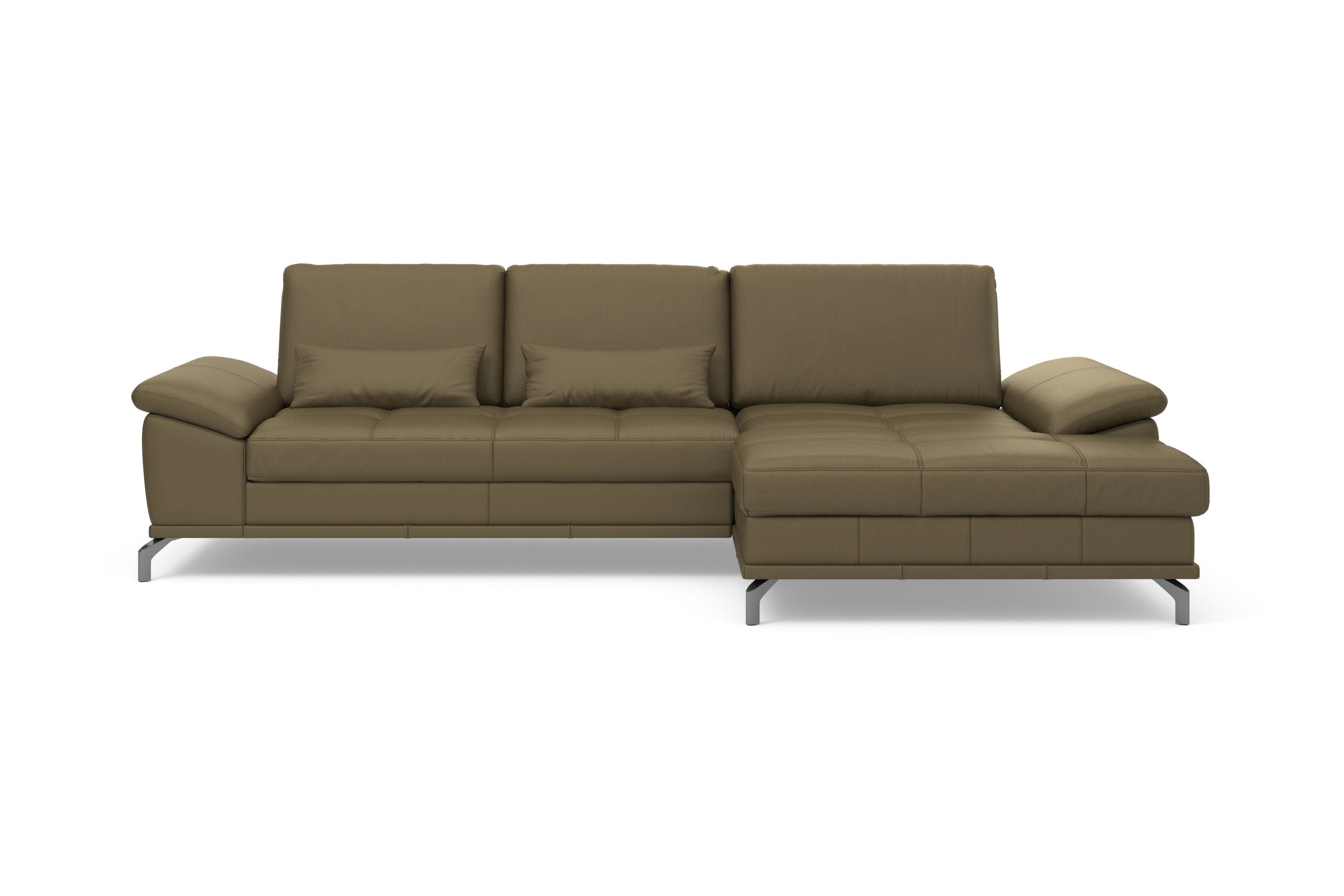 Places of Style Hoekbank Costello L-vorm, met zitdiepteverstelling, armleuningverstelling en
