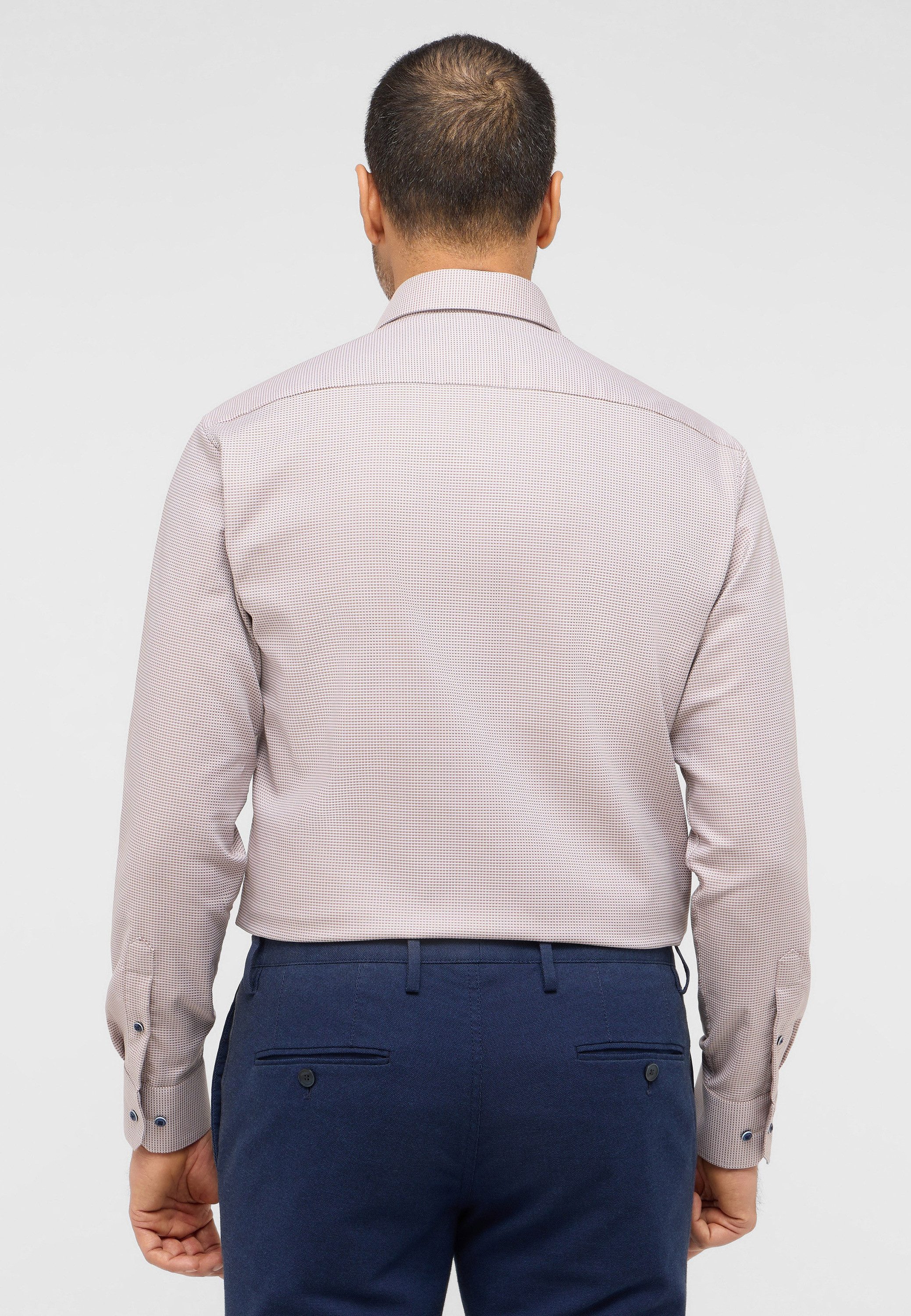 Eterna Overhemd met lange mouwen MODERN FIT NON IRON (strijkvrij)