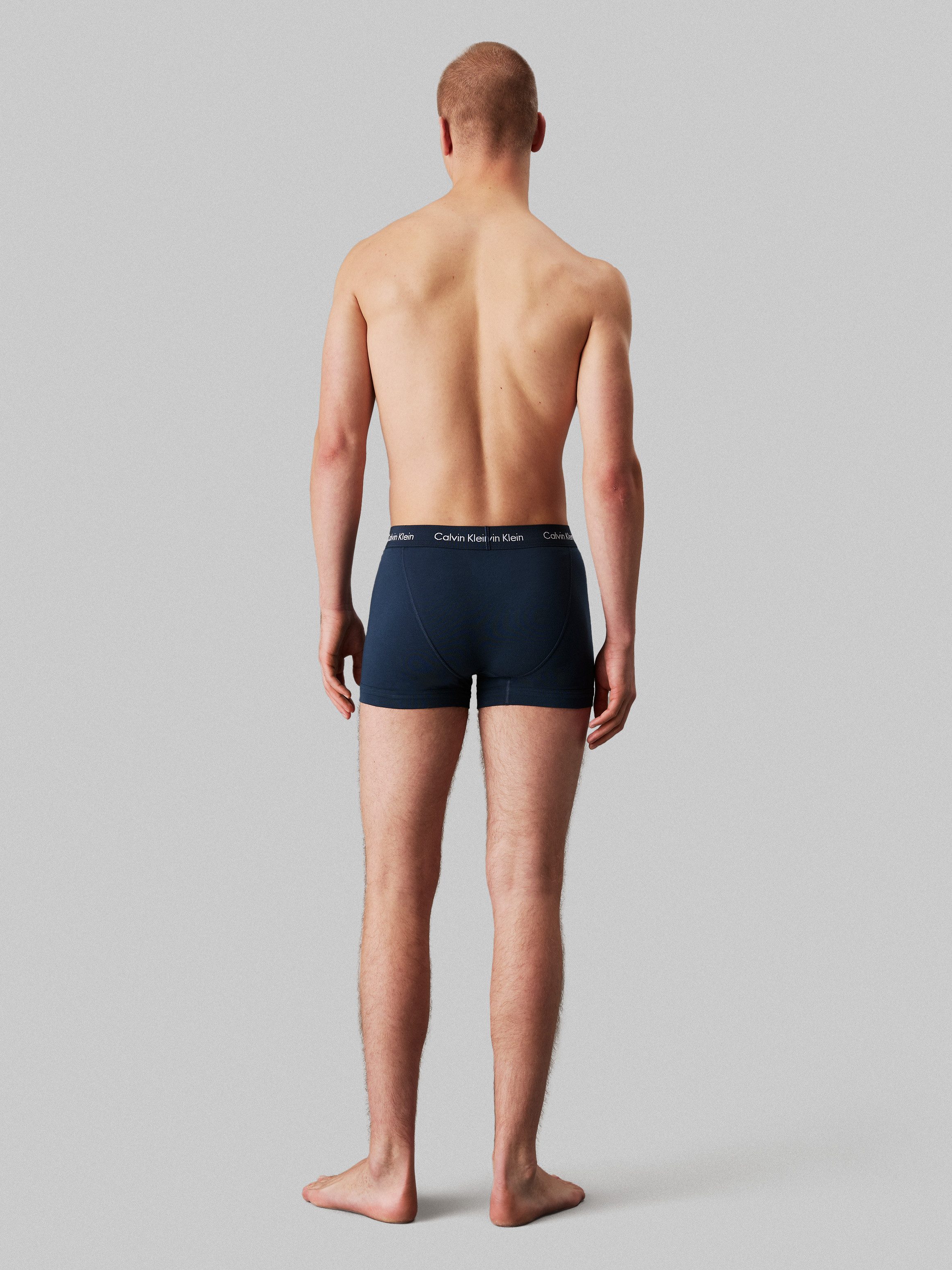 Calvin Klein Trunk 3PK met logo-elastische tailleband (3 stuks) (3 stuks)