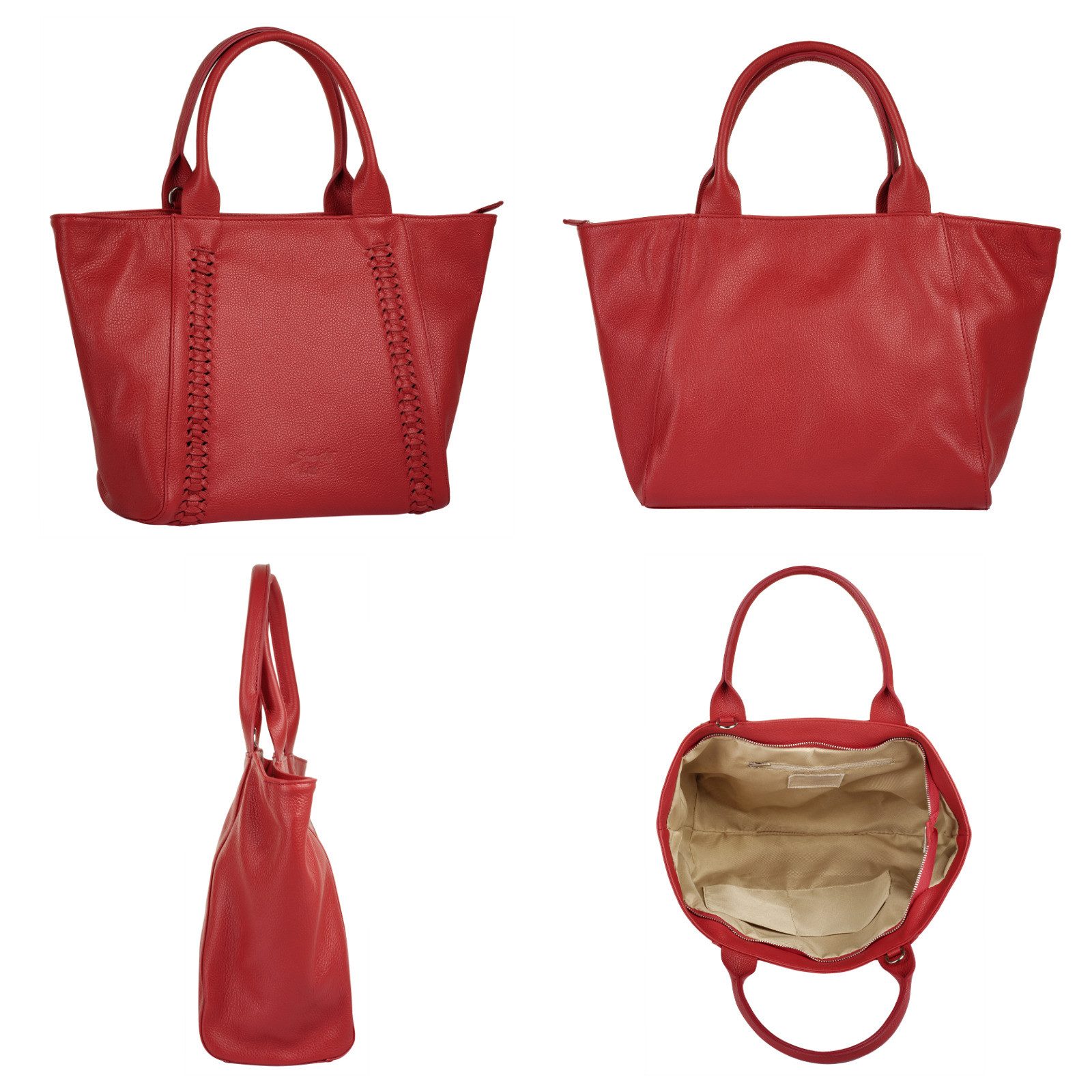 Samantha Look Shopper echt leer, made in italy