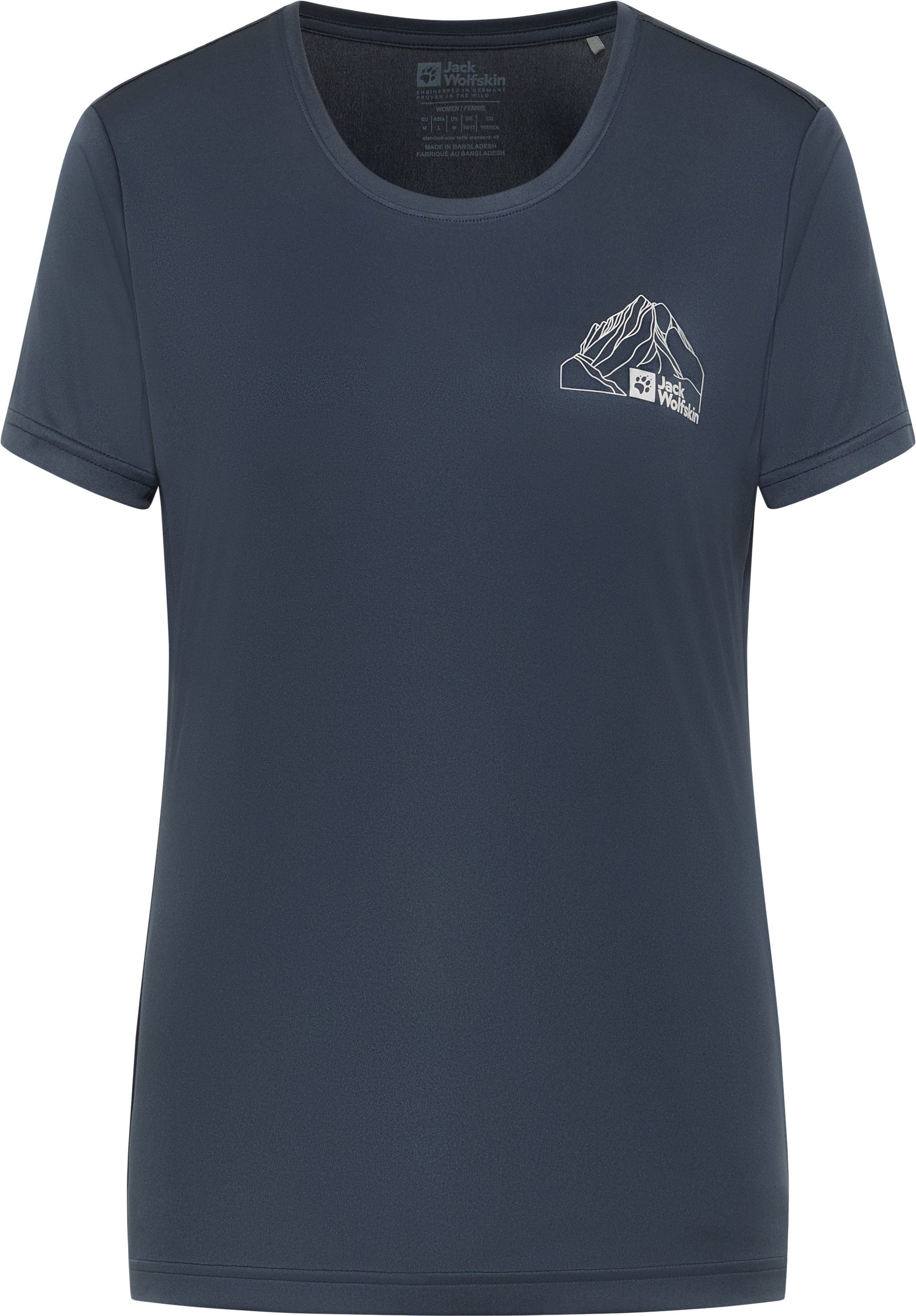 Jack Wolfskin T-shirt PEAK GRAPHIC T W