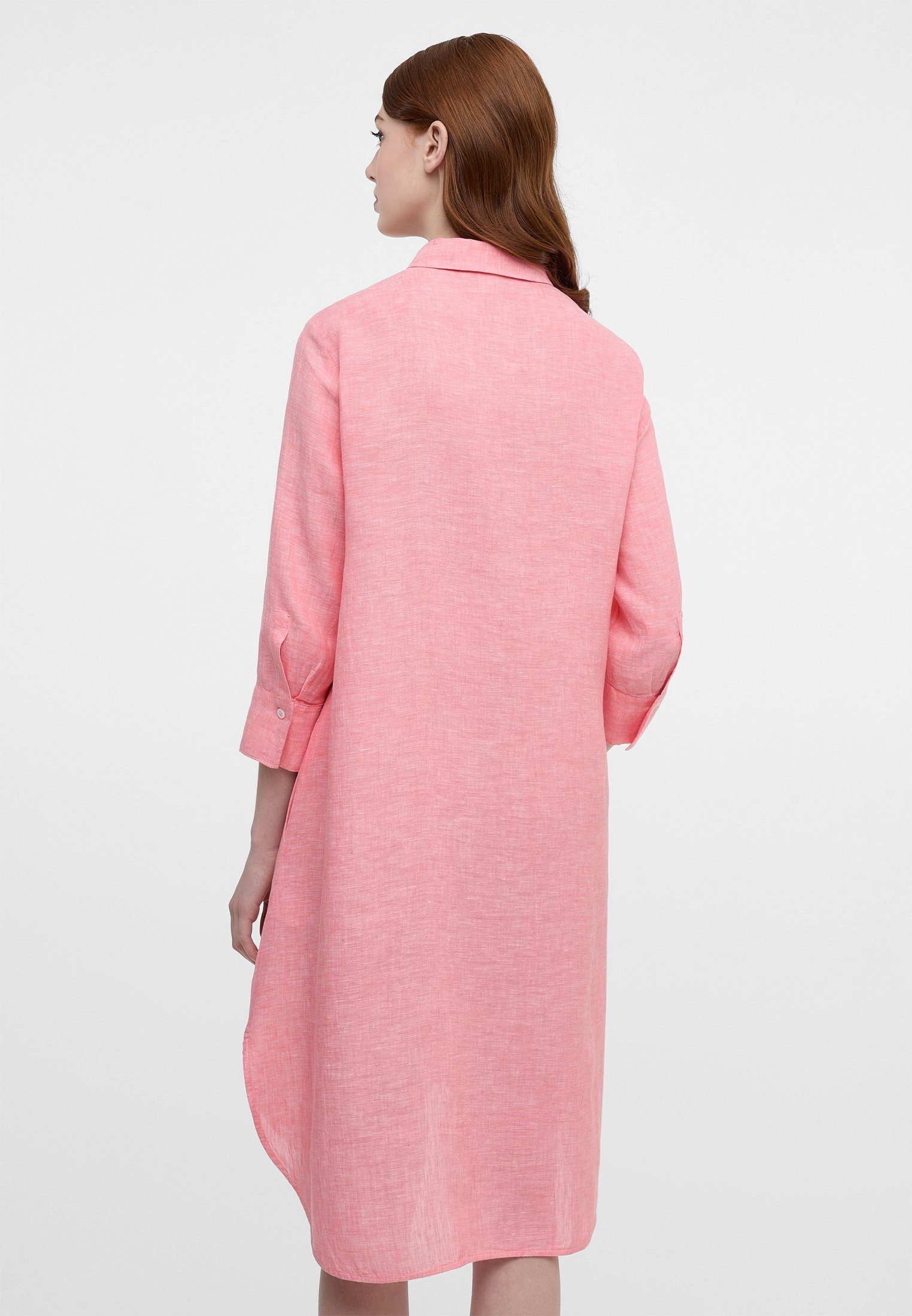 Eterna Jurk met overhemdkraag Loose fit