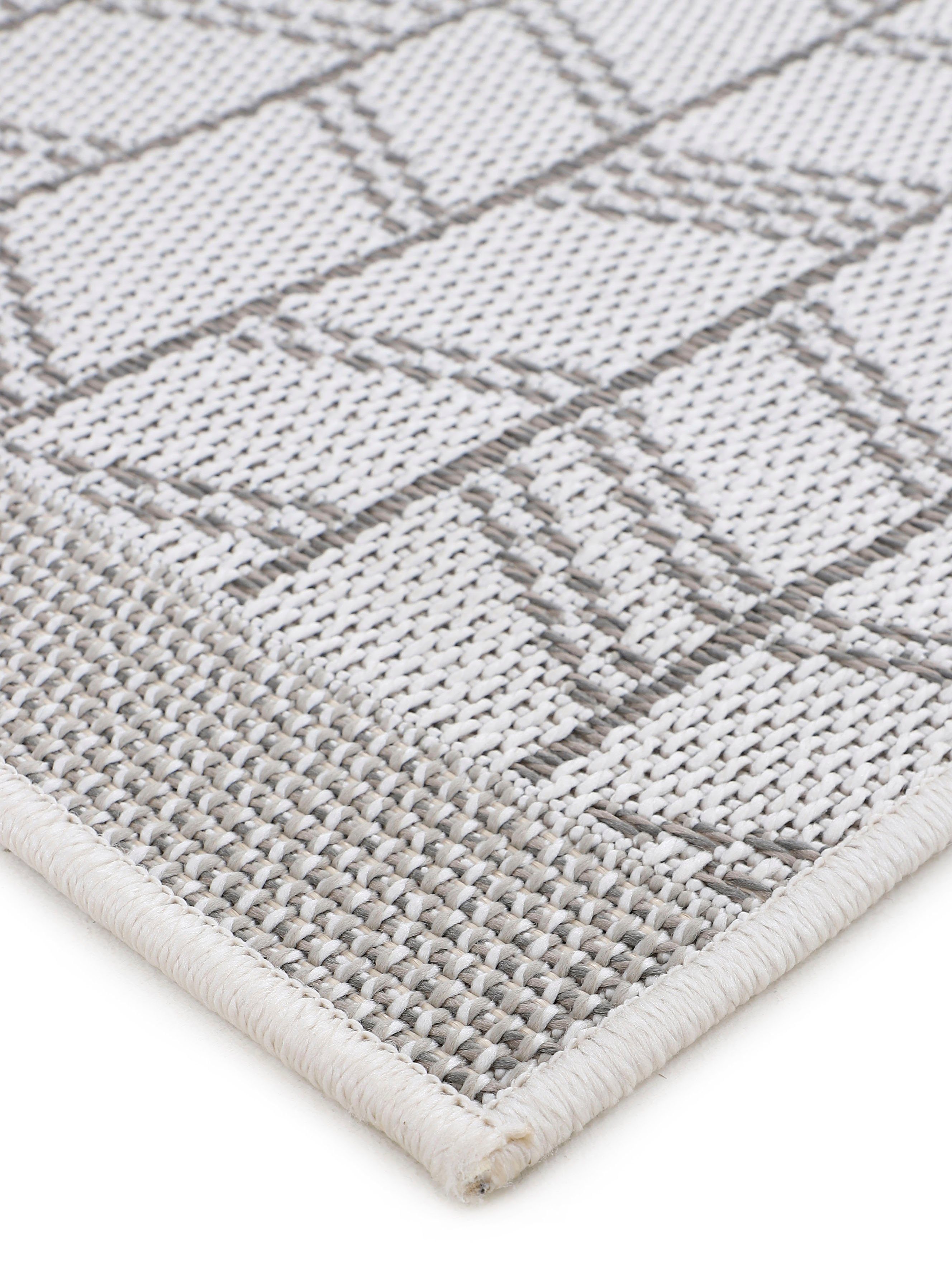 carpetfine Vloerkleed Boho 102 robust vlakweefsel, sisal look, uv-bestendig, buitenruimte