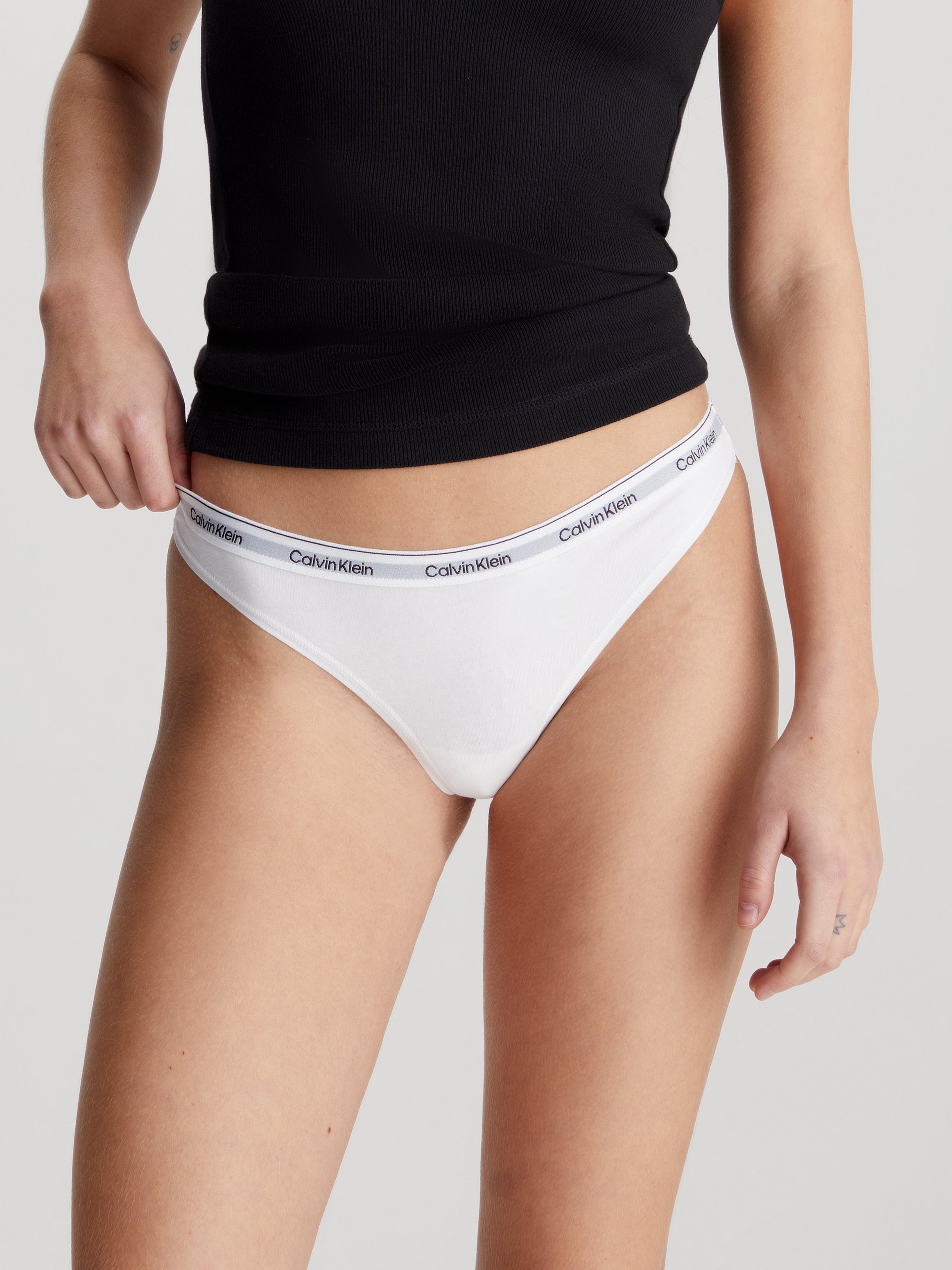 Calvin Klein Tanga 3 PACK THONG (LOW-RISE) (3 stuks)