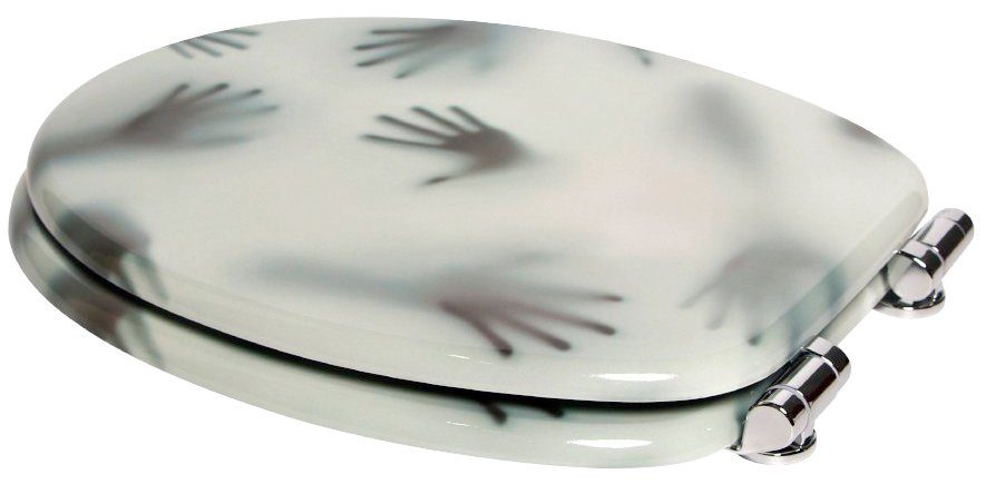 Sanilo Toiletzitting Shadow Hands met soft-closemechanisme