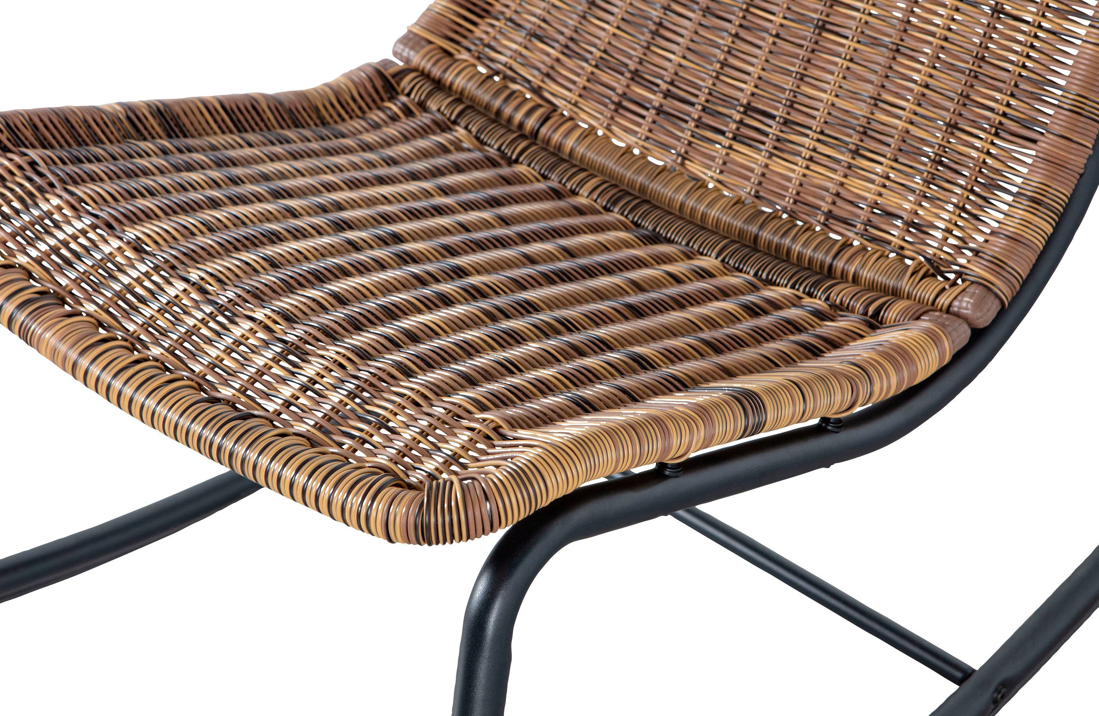 WOOOD Tuinstoel TOMS geschikt voor binnen- en buitenruimtes, h 97 cm x b 51 cm (1 stuk)