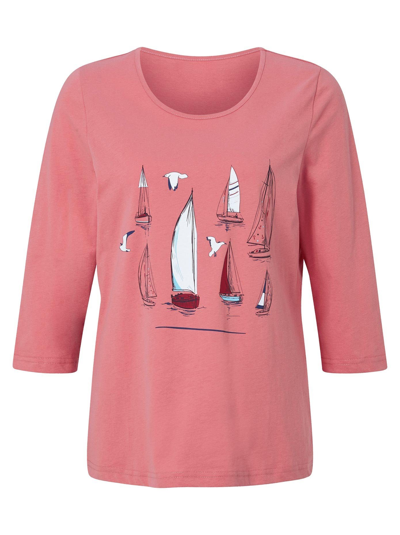 Classic Basics Shirt met 3/4-mouwen Shirt (1-delig)