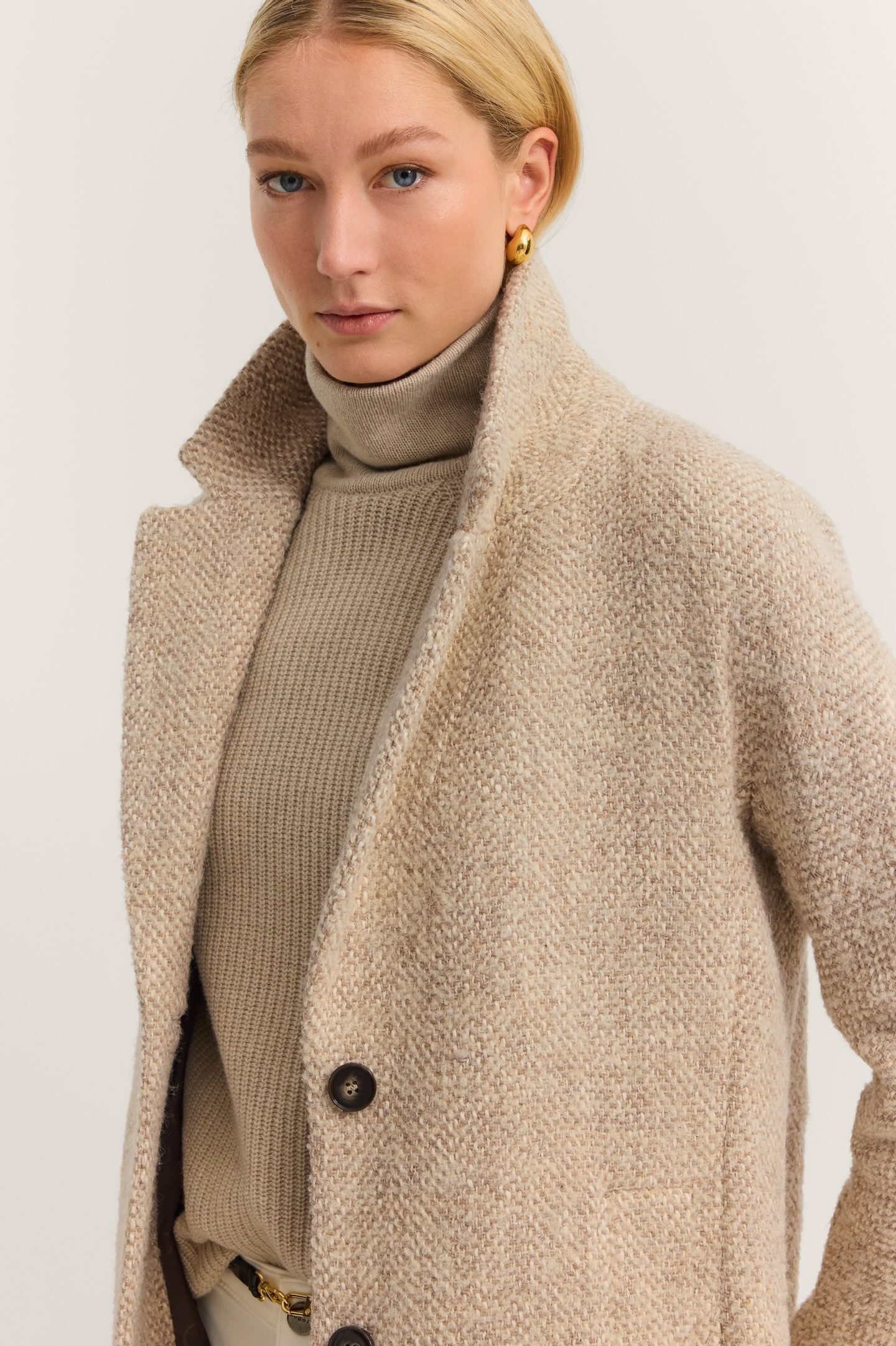 Bugatti Lange jas Loose fit