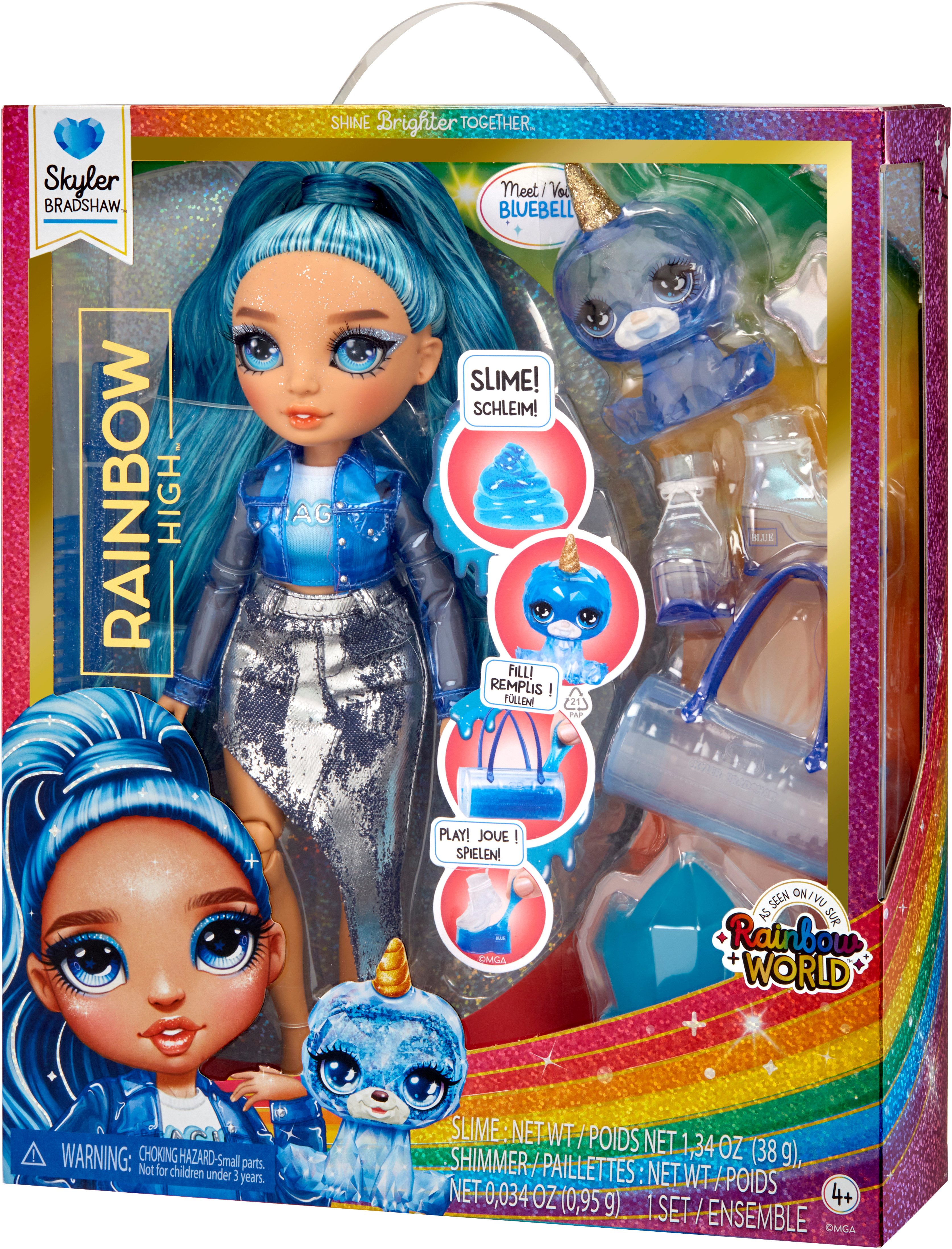 RAINBOW HIGH Aankleedpop Classic rainbow fashion doll - Skyler (blue)