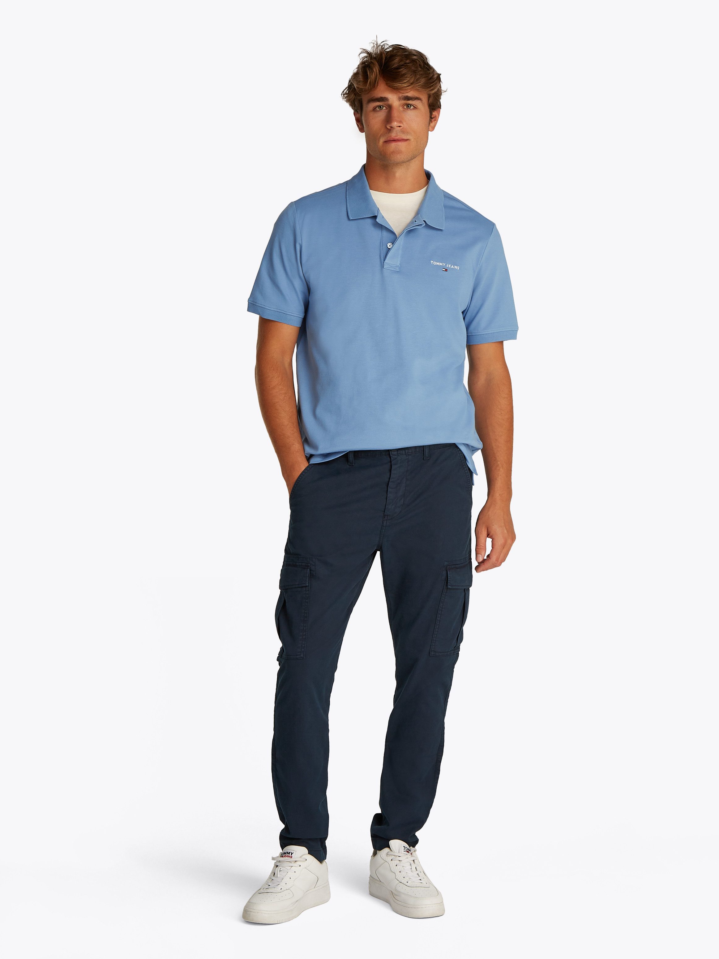 TOMMY JEANS Poloshirt TJM REG LINEAR POLO EXT
