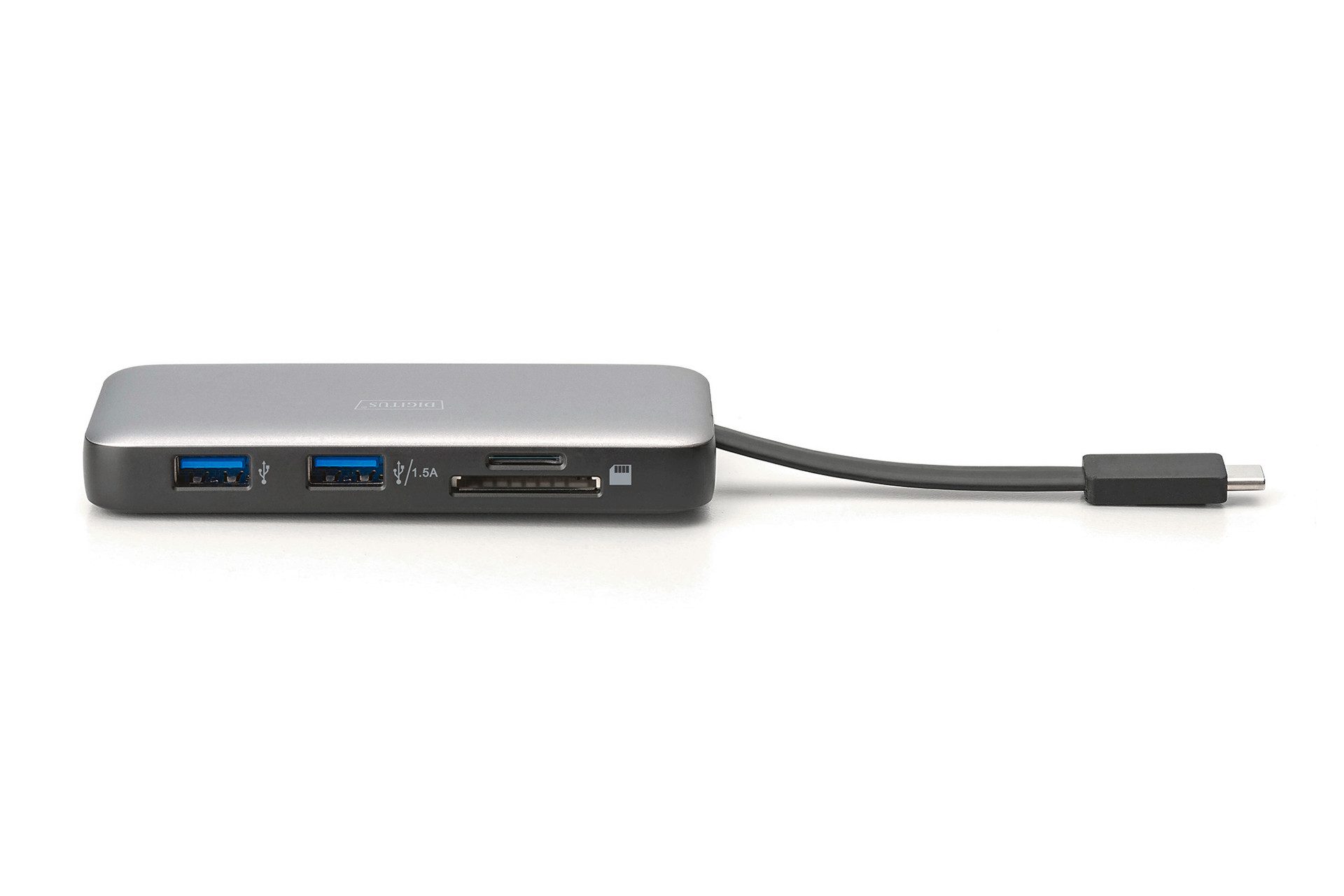 Digitus Laptop-dockingstation USB-C Travel Docking Station, 7-Port, HDMI, USB, RJ45