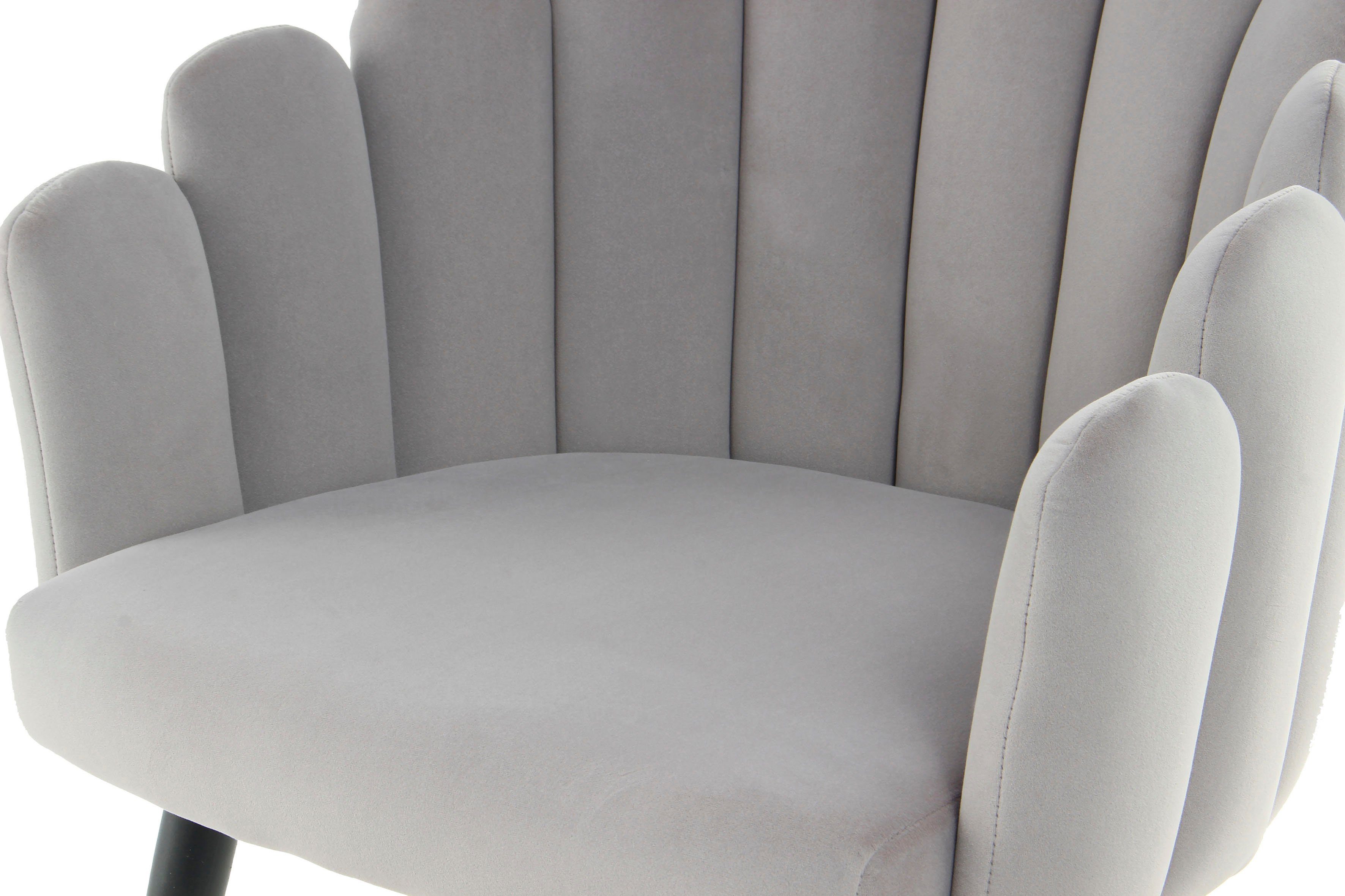 Kayoom Stoel Jeane 625, met fluweelzachte bekleding, comfortabel en gezellig fluweelzachte bekleding, modern, comfortabel en gezellig, met fluweelzachte bekleding (1 stuk)