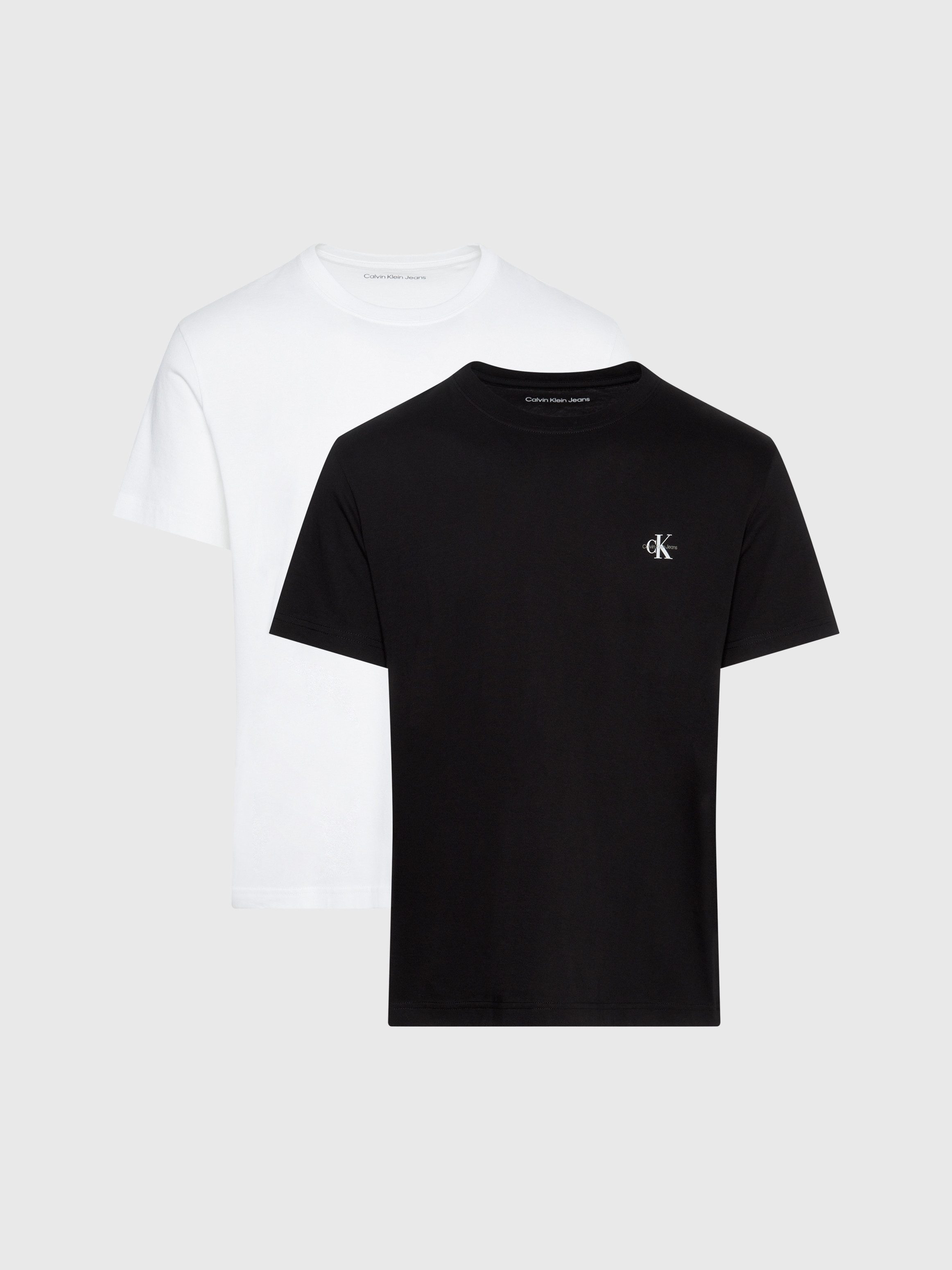 Calvin Klein T-shirt 2 PACK MONOLOGO (Set van 2)