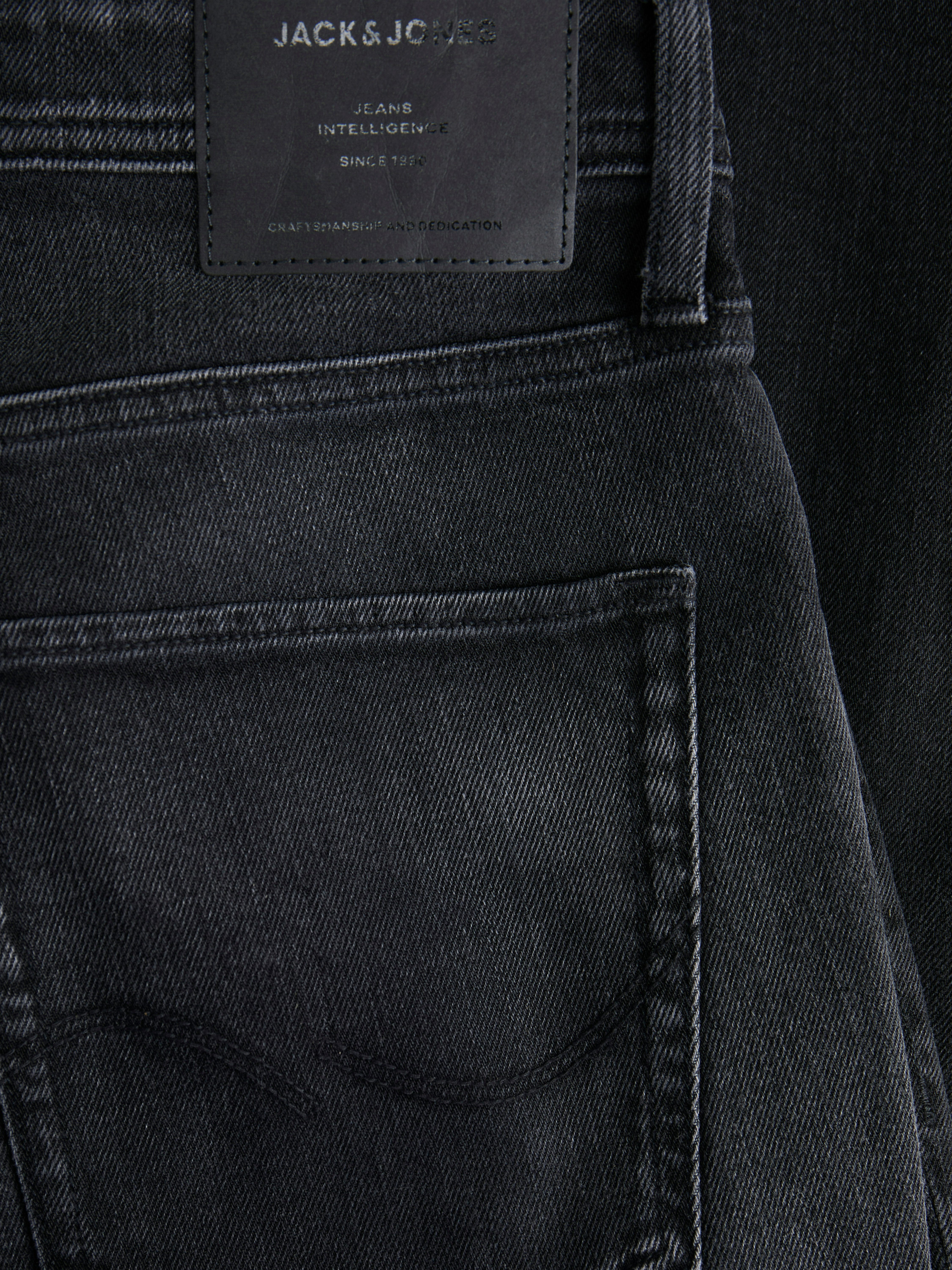 Jack & Jones Regular fit jeans JJICLARK in used-look, stretchcomfort en lage taille