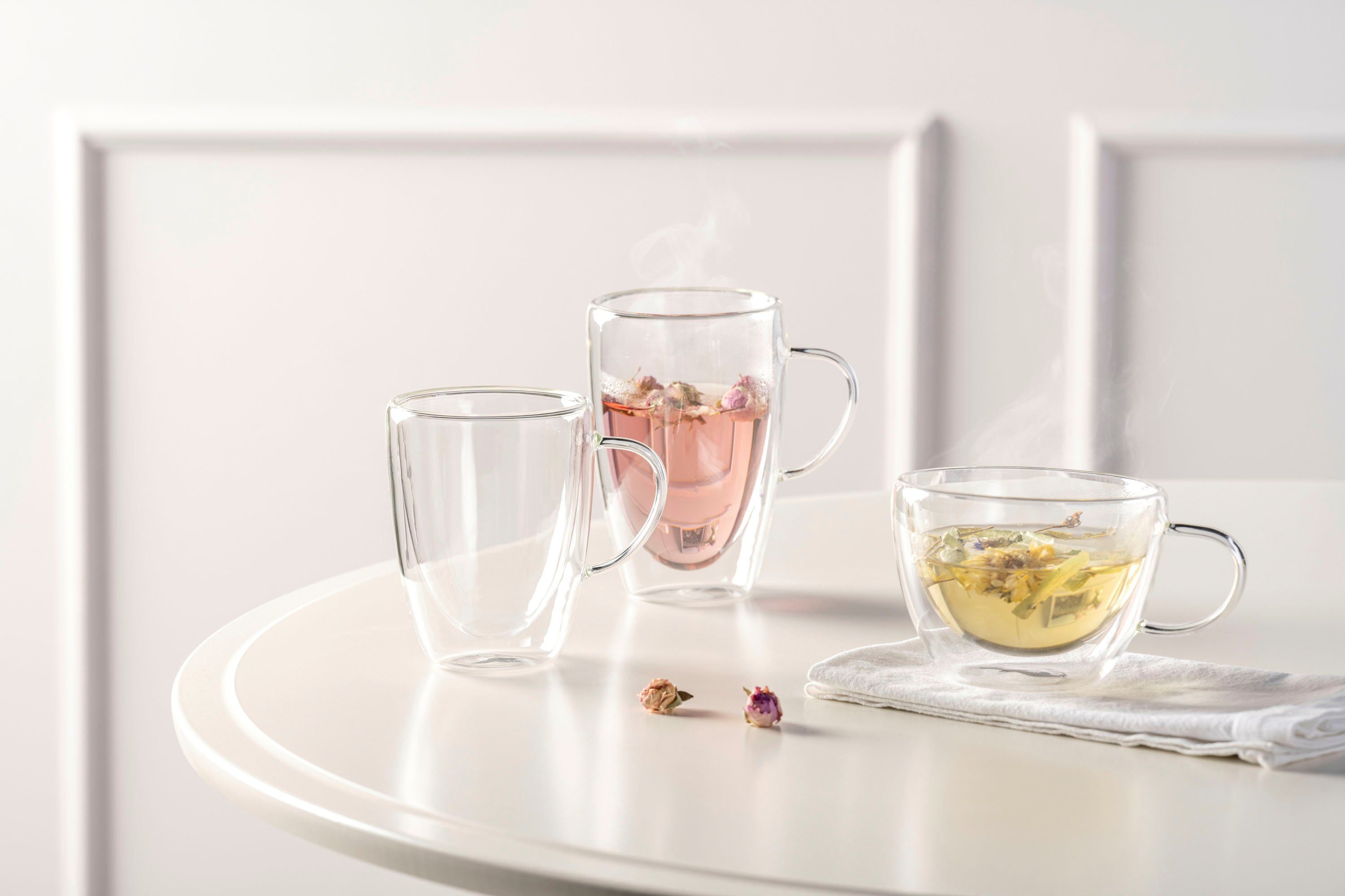 LEONARDO Glazenset Duo dubbelwandig(set, 4-delig)