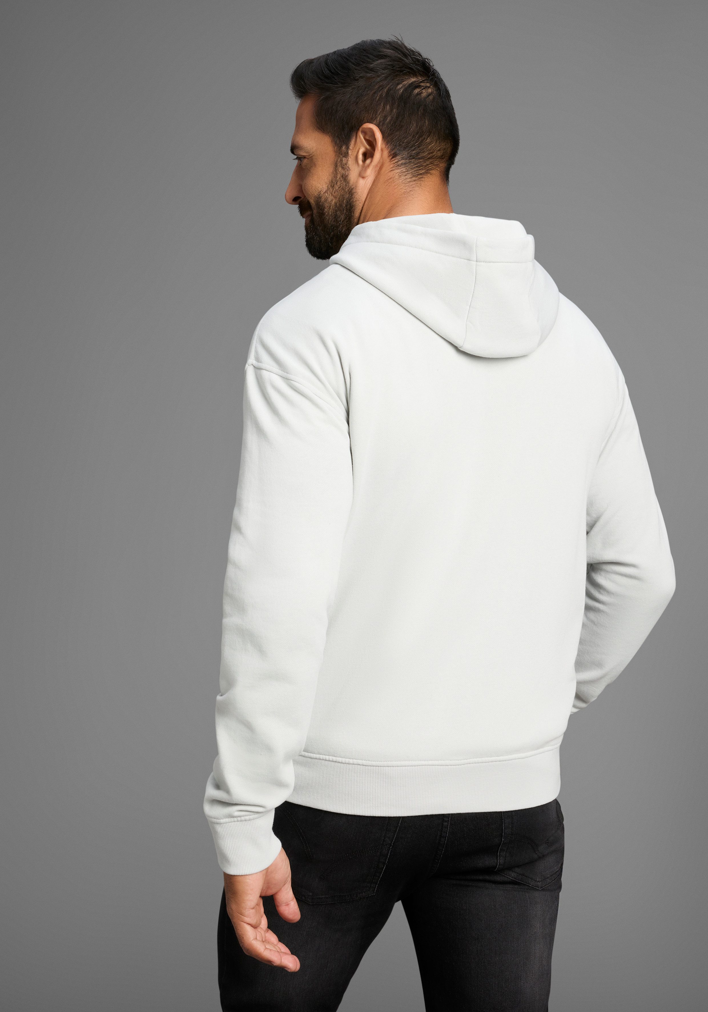 H.I.S Hoodie zonder koorden aan de capuchon