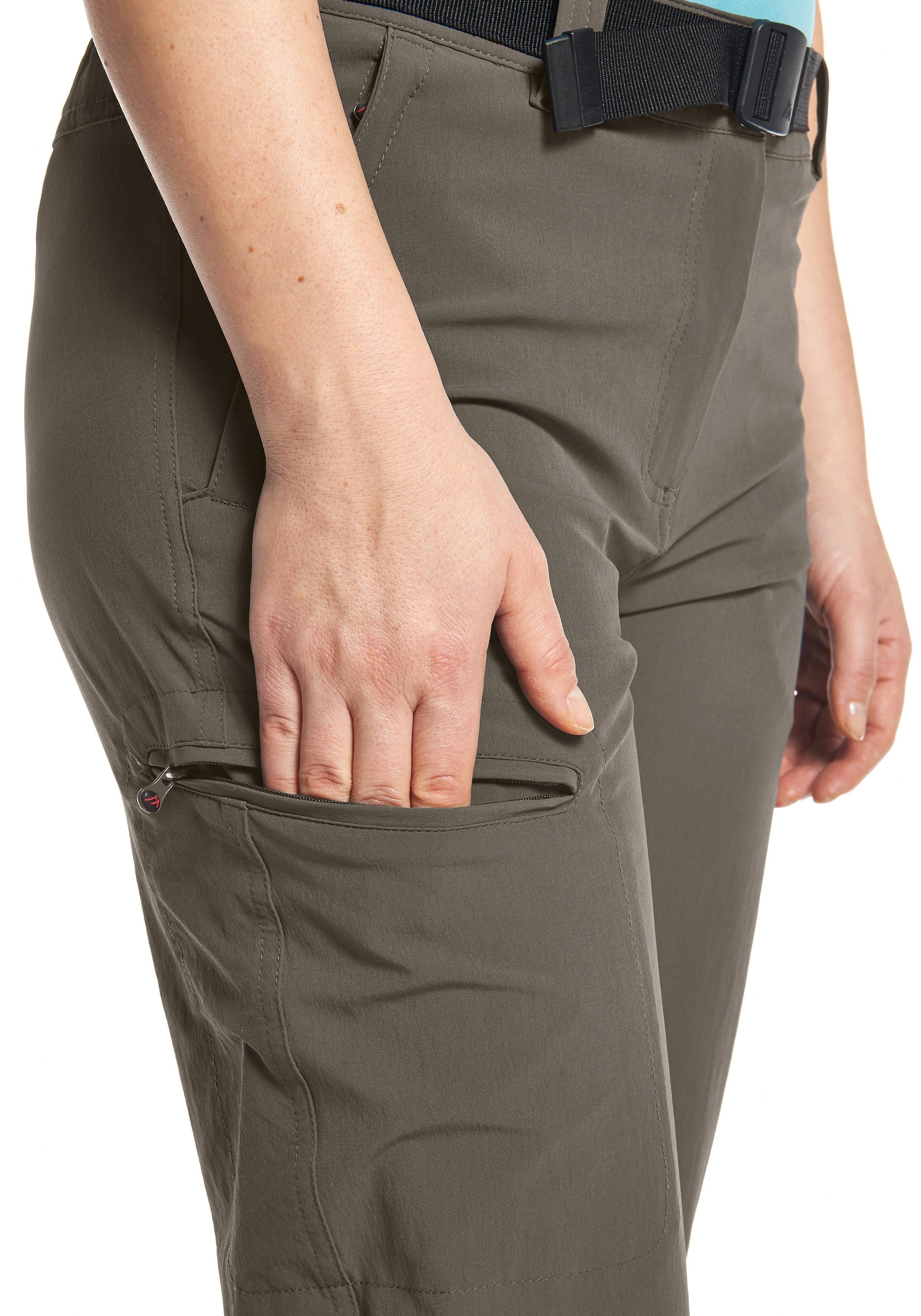 Maier Sports Functionele broek Arolla Dames wandelbroek, afritsbare outdoorbroek, 3 zakken, regular fit