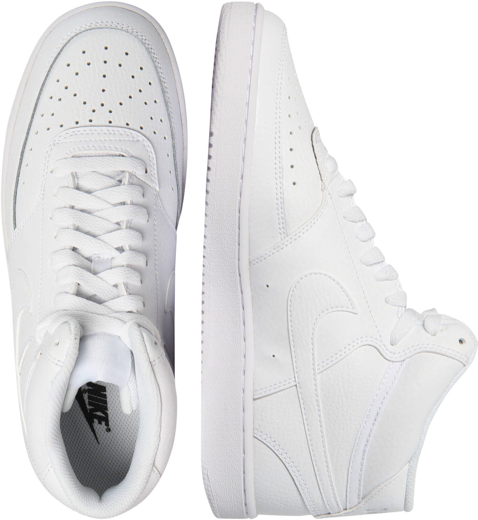 Nike Sportswear Sneakers Wmns Court Vision Mid Design in de voetsporen van de Air Force 1