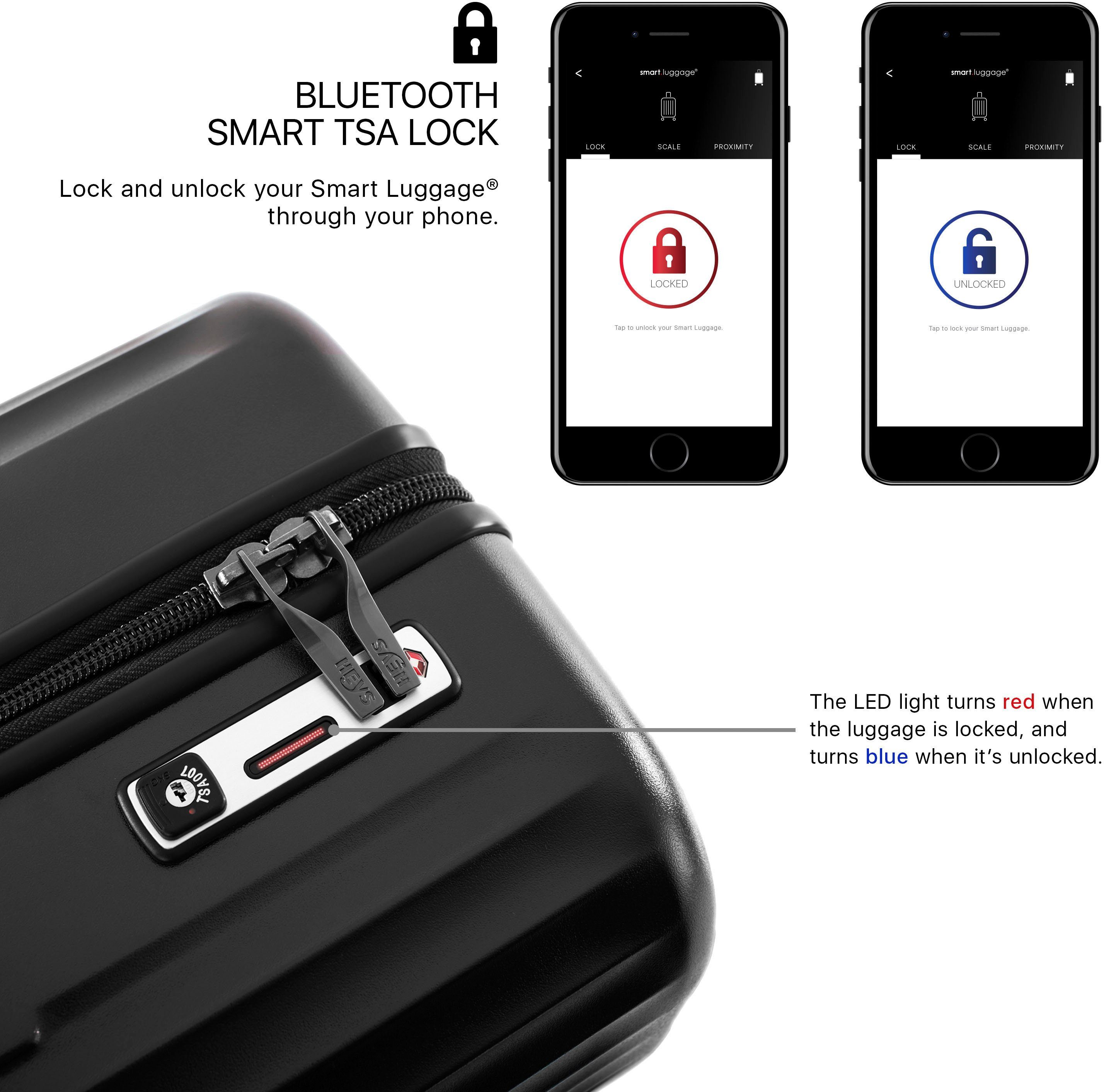 Heys Hardshell-trolley Smart Luggage®, in verschillende kleuren en maten Heys x Joachim Llambi handbagage Smart Bagage met app-functie