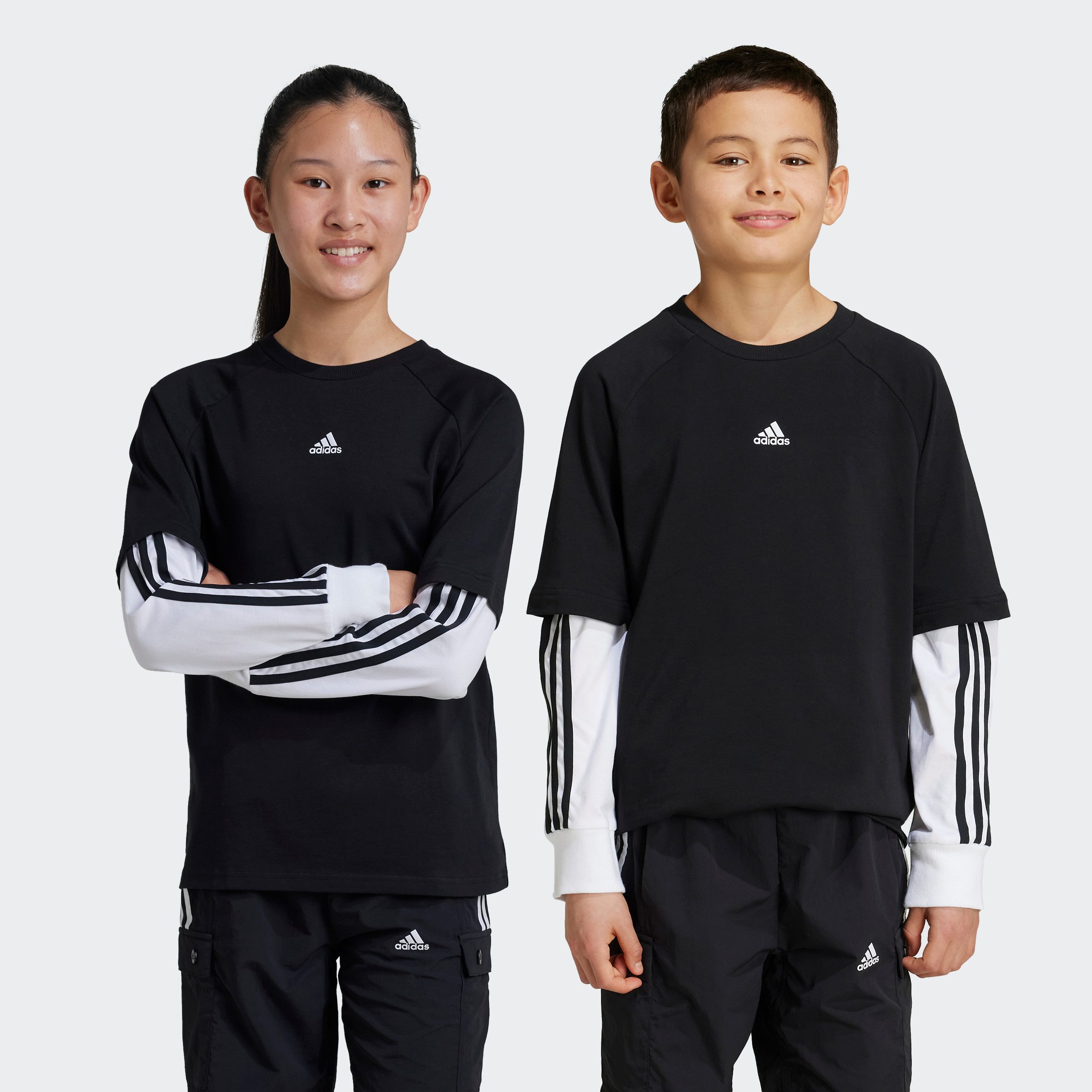 Adidas Sportswear Shirt met lange mouwen J JAM 2IN1 LS