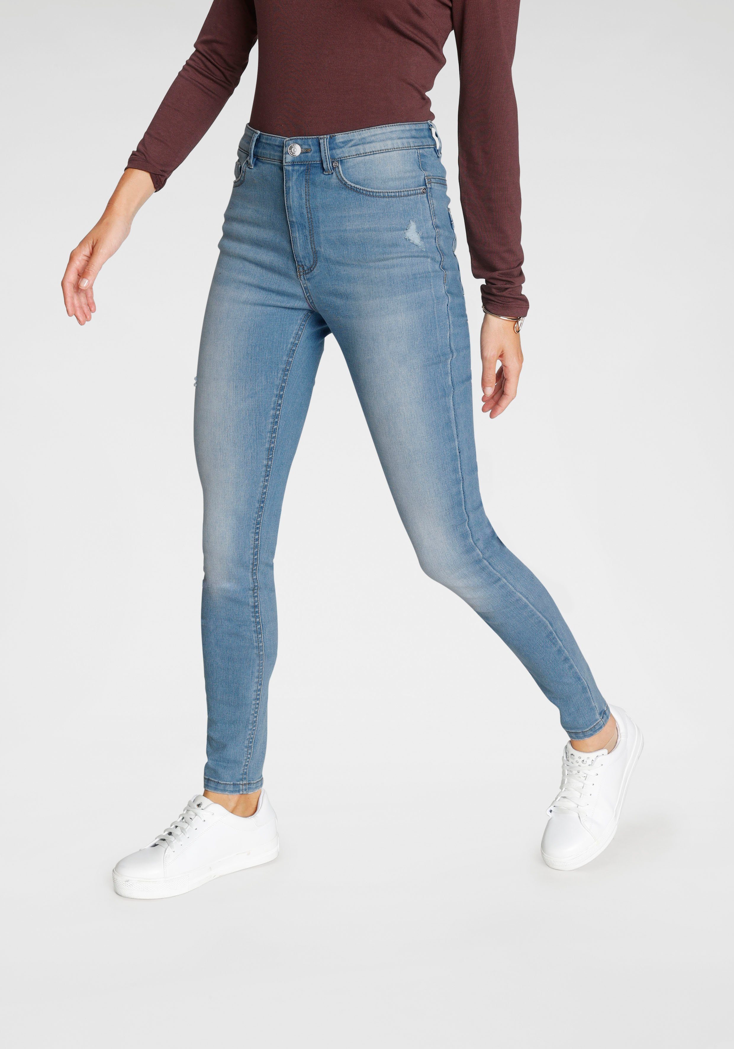 Only Skinny fit jeans ONLPAOLA met stretch