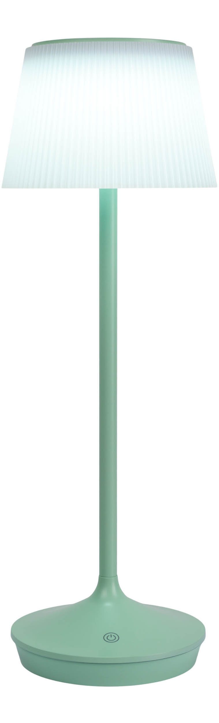 näve Led-tafellamp Zonne-lamp / acculamp "EMMI" Zonne-energie, accubedrijf, CCT, aanraaksensor, accutafellamp (1 stuk)