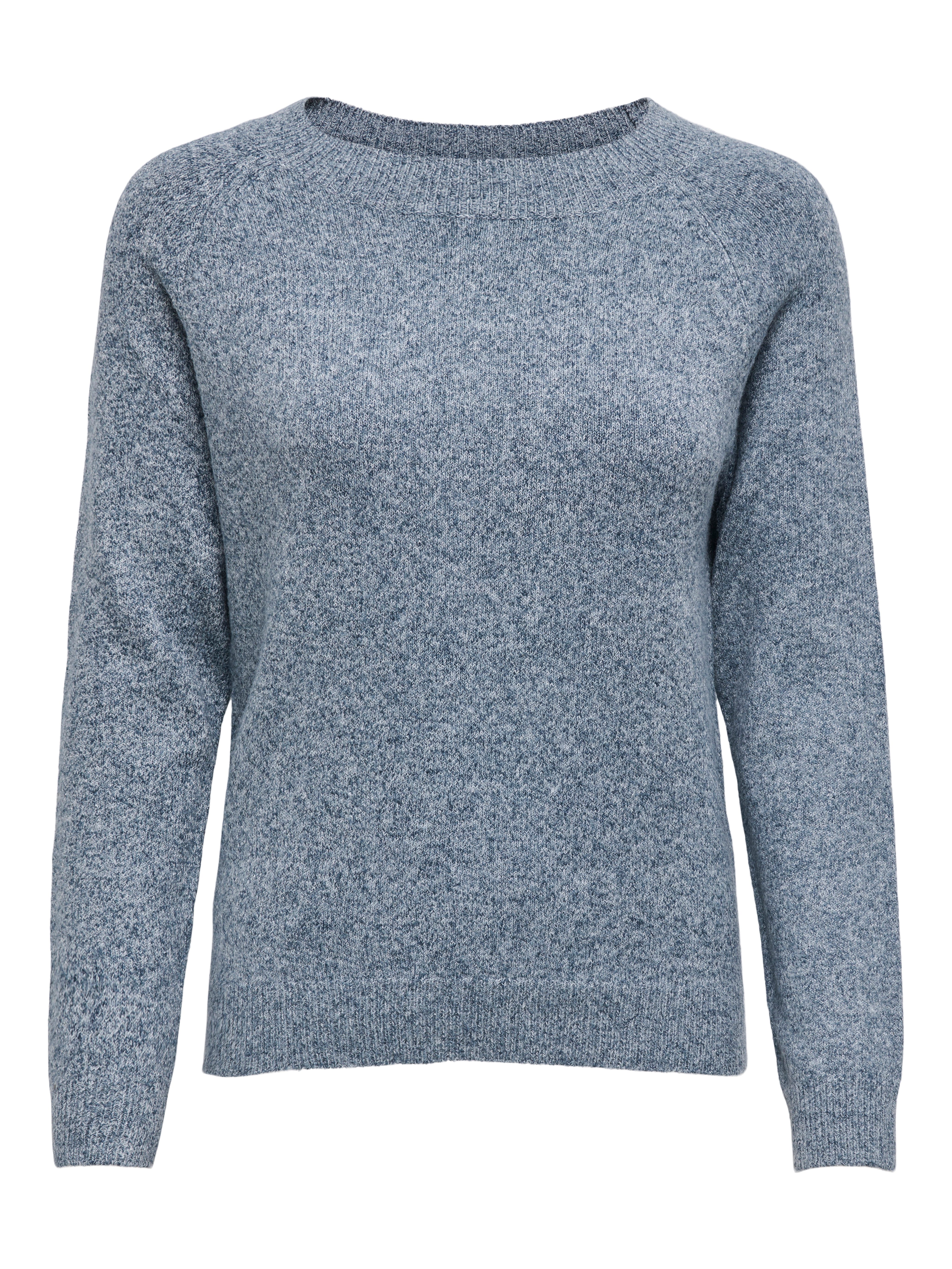 Only Trui met ronde hals ONLRICA LIFE L/S PULLOVER KNT NOOS