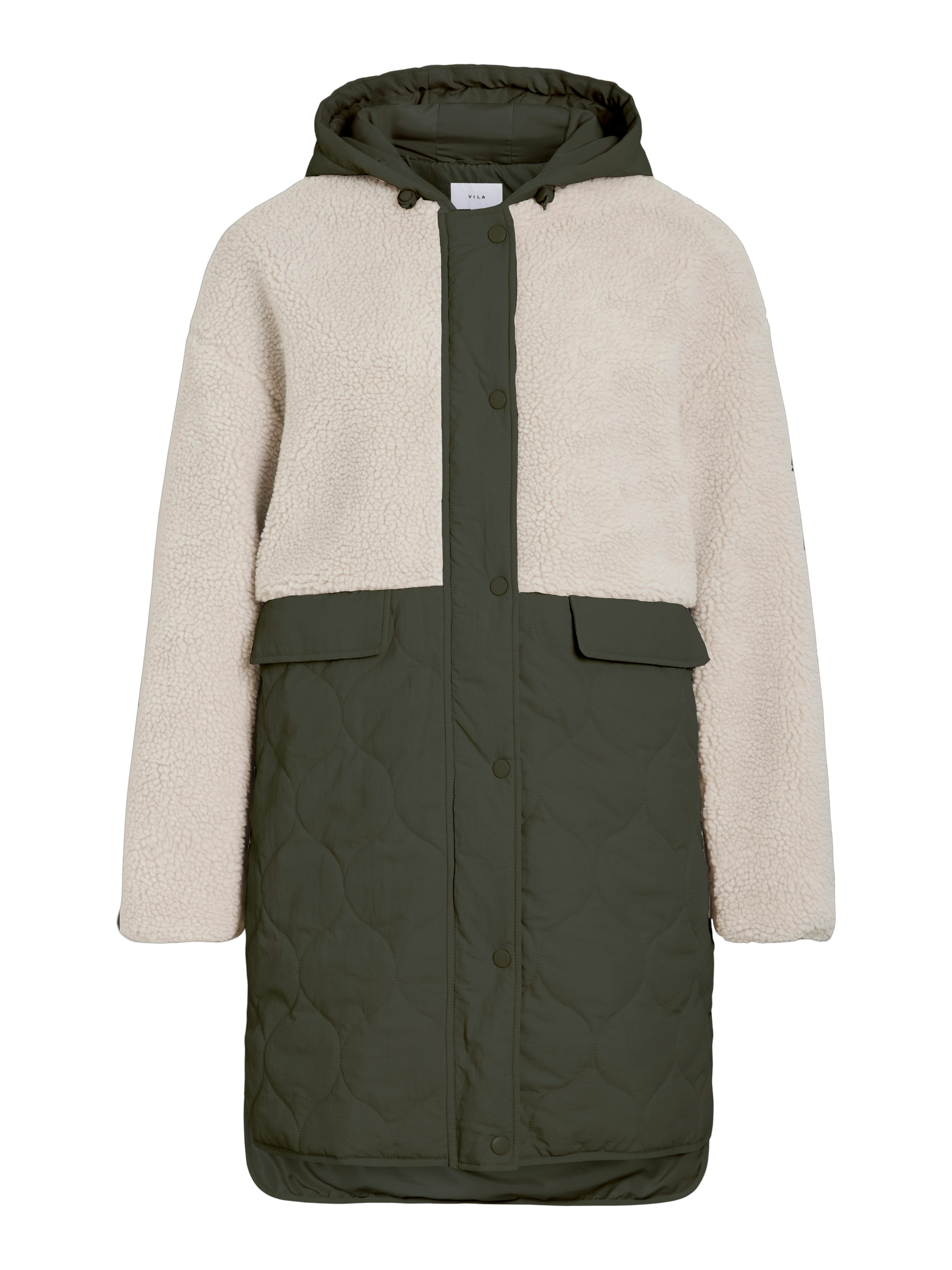 Vila Gewatteerde jas VITONE L/S COAT/TB