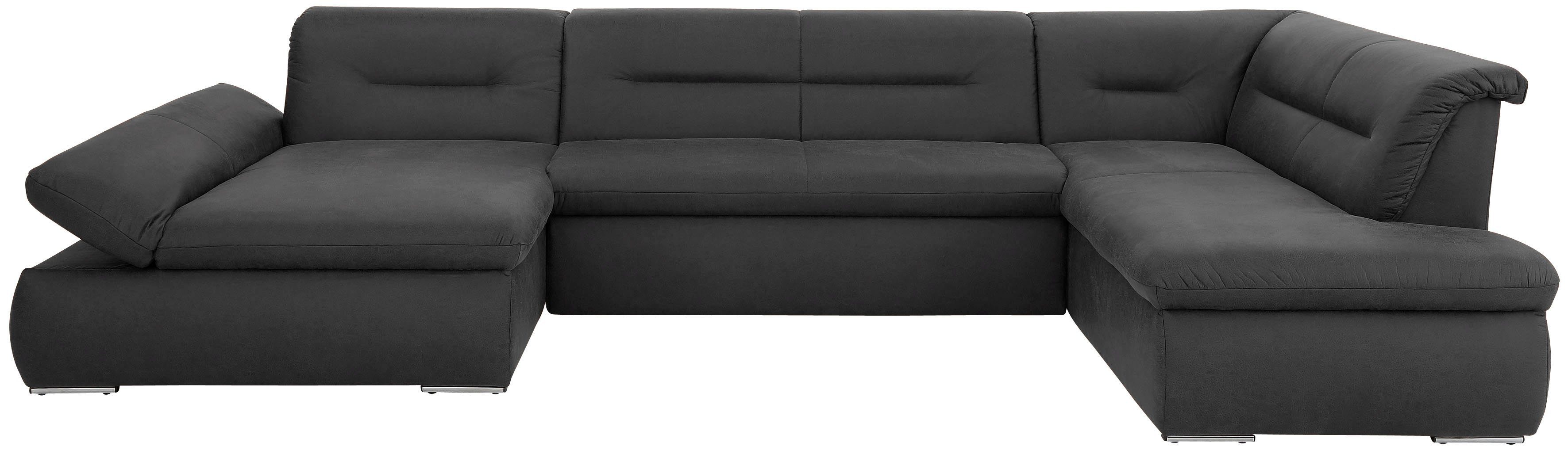 INOSIGN Zithoek Avesa U-vorm Naar keuze met verstelbare armleuningen en slaapfunctie, bxdxh: 355x216x80cm