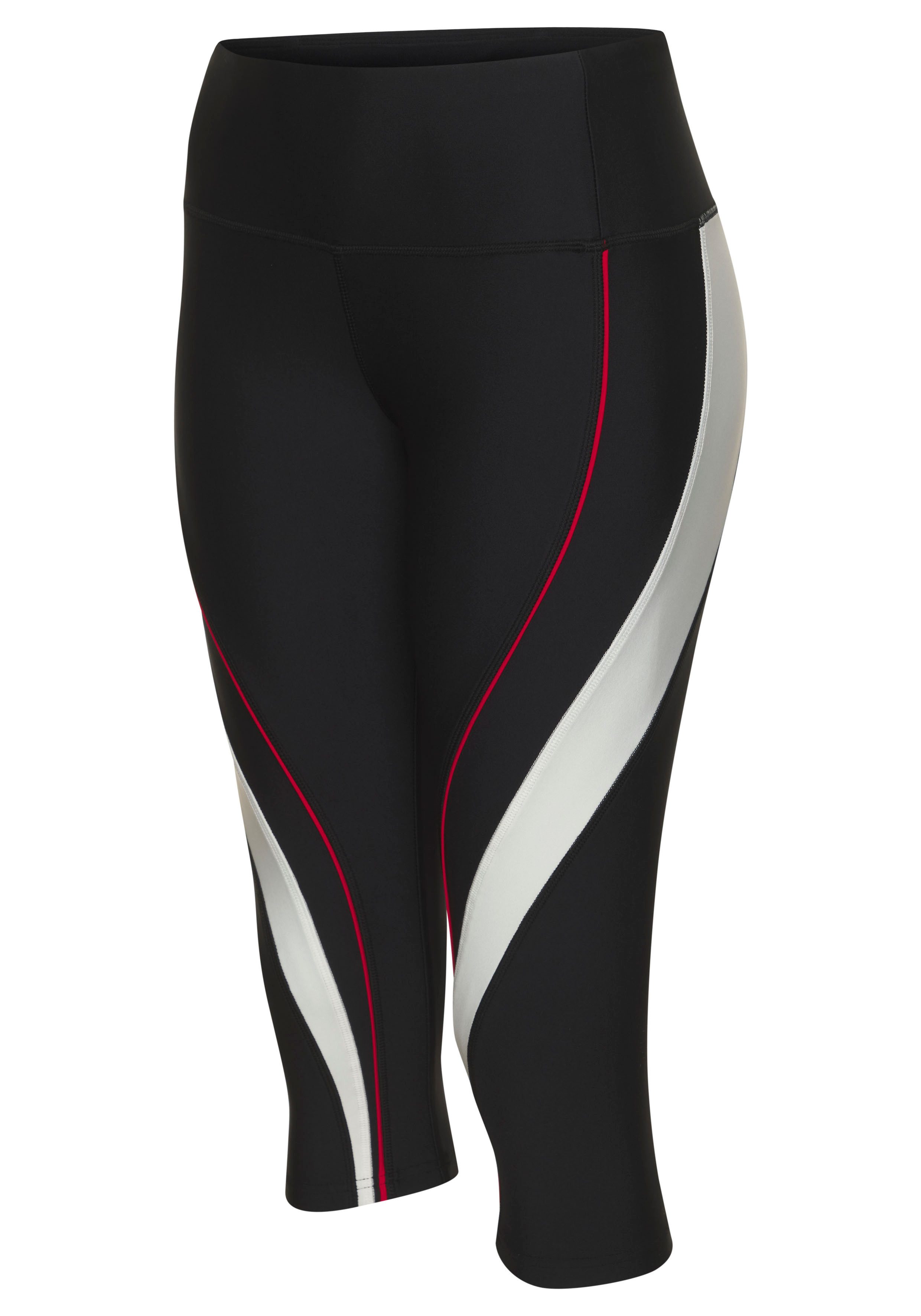 active by Lascana Capribroek met contrastinzet opzij
