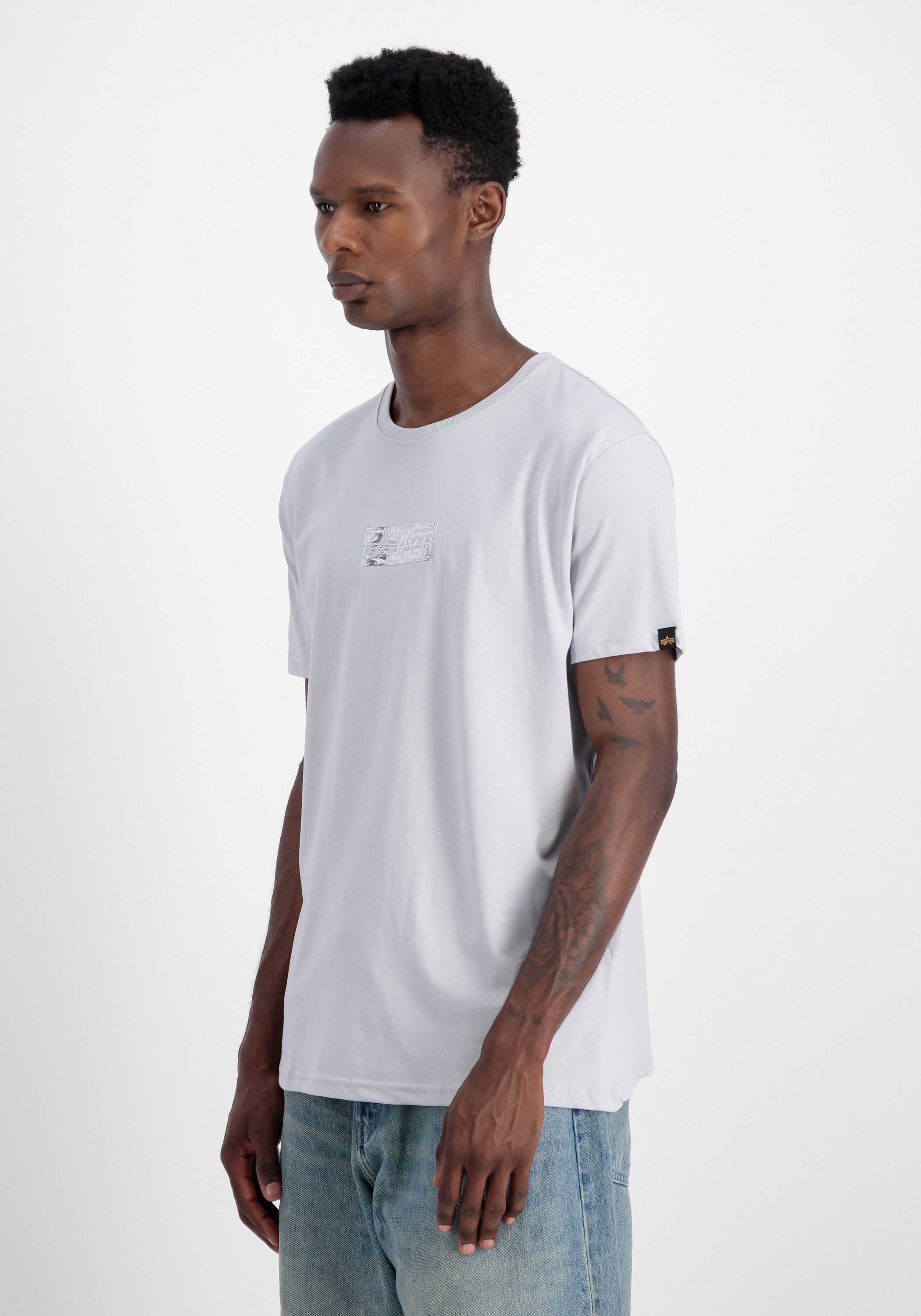 Alpha Industries T-shirt Men T-Shirts Metal Plate T