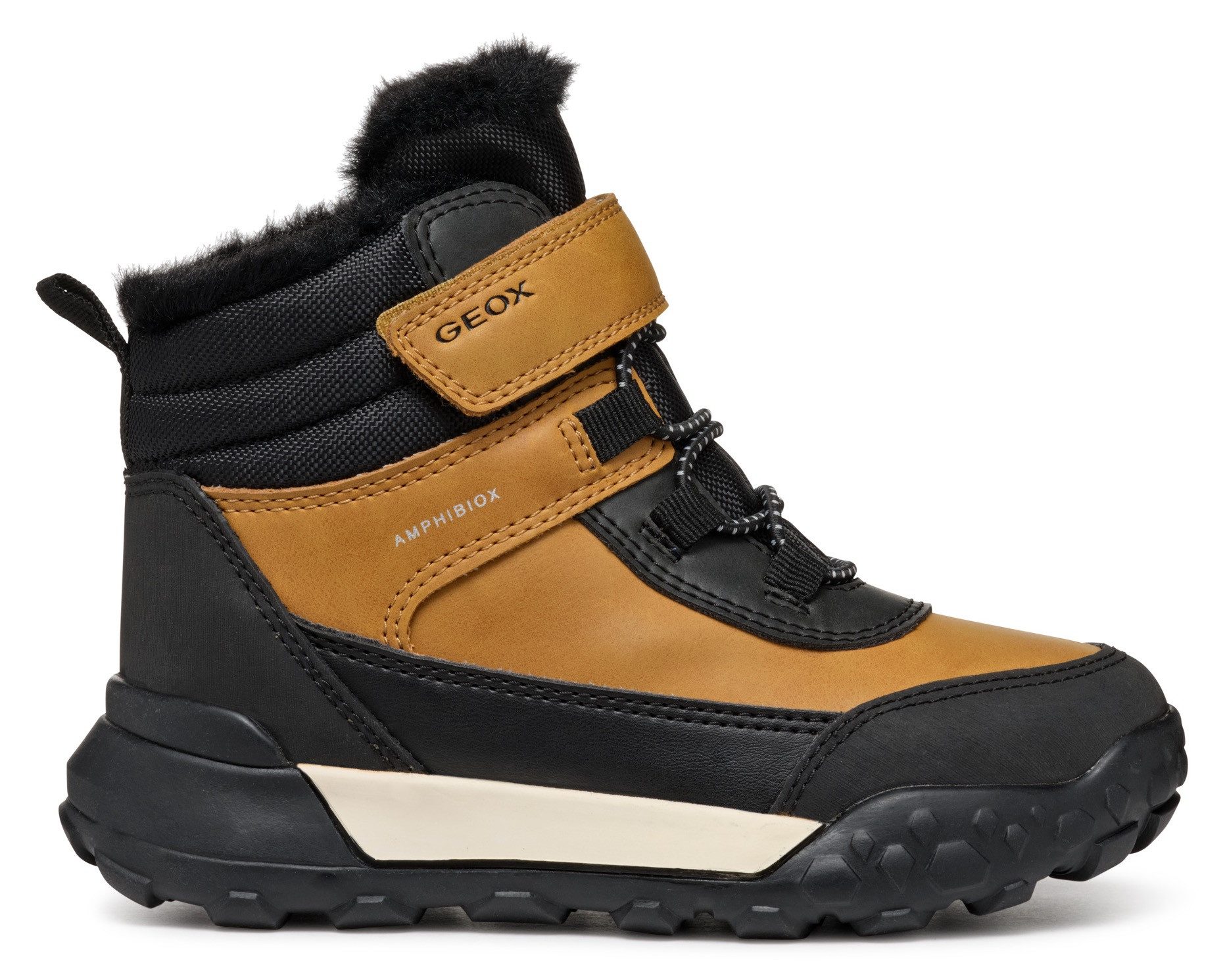 Geox Winterlaarzen J TREKKYUP BOY B ABX Klittenbandlaarzen, sneeuwlaarzen, winterlaarzen met klittenband