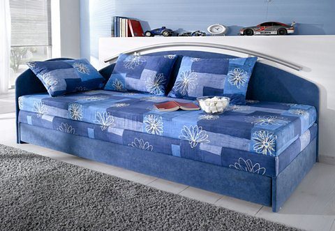 Maintal Slaapbank blauw, slaapbanken, H3