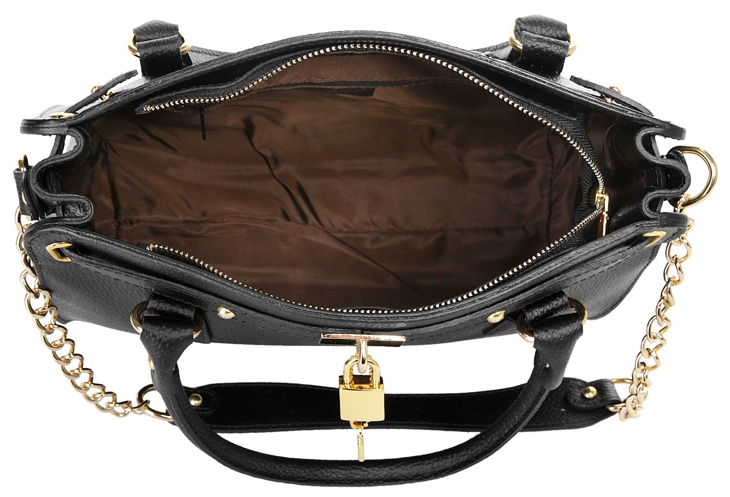 Cluty Tas echt leer, made in italy
