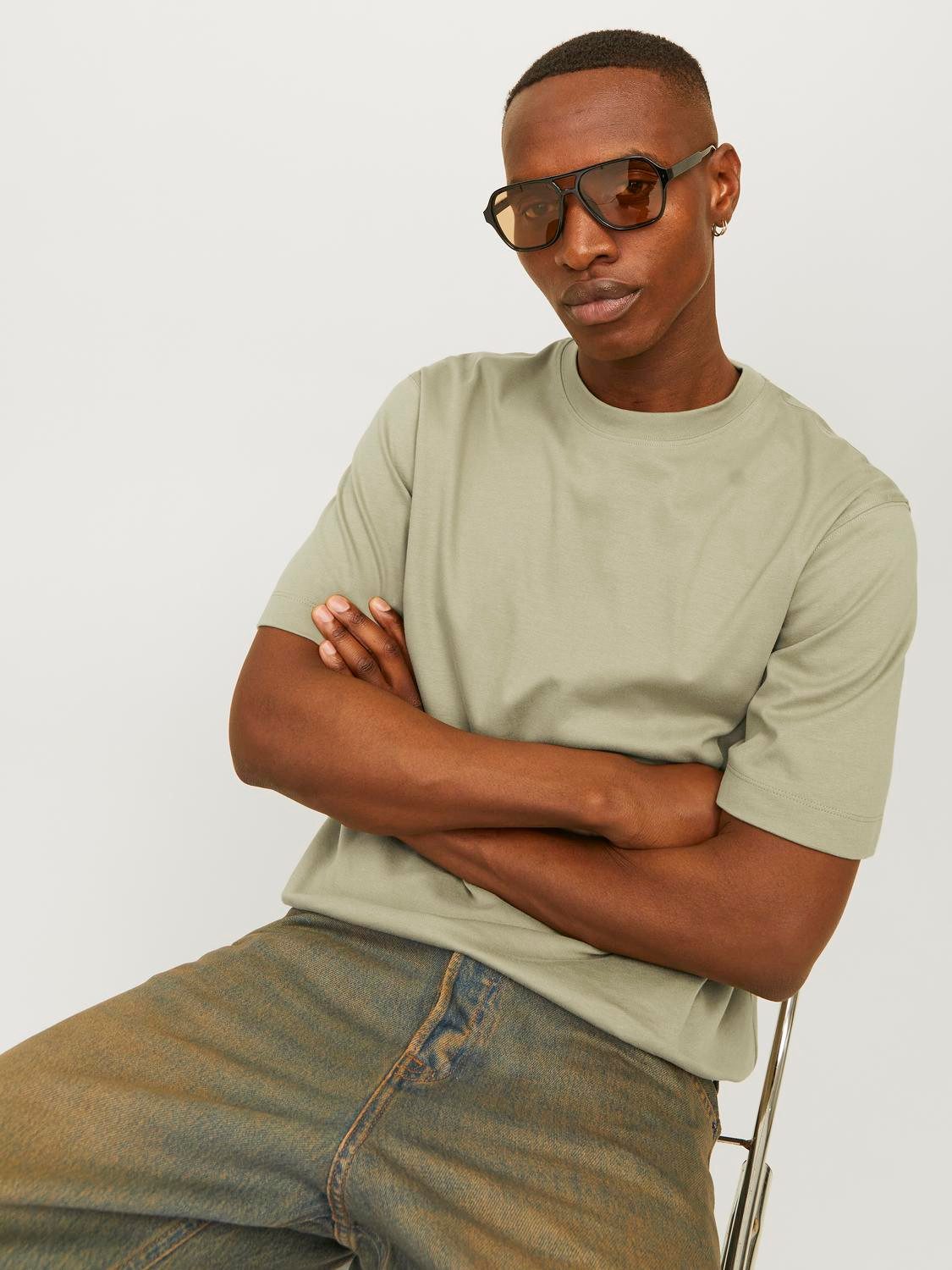 Jack & Jones Shirt met ronde hals JJEURBAN EDGE TEE SS O-NECK NOOS