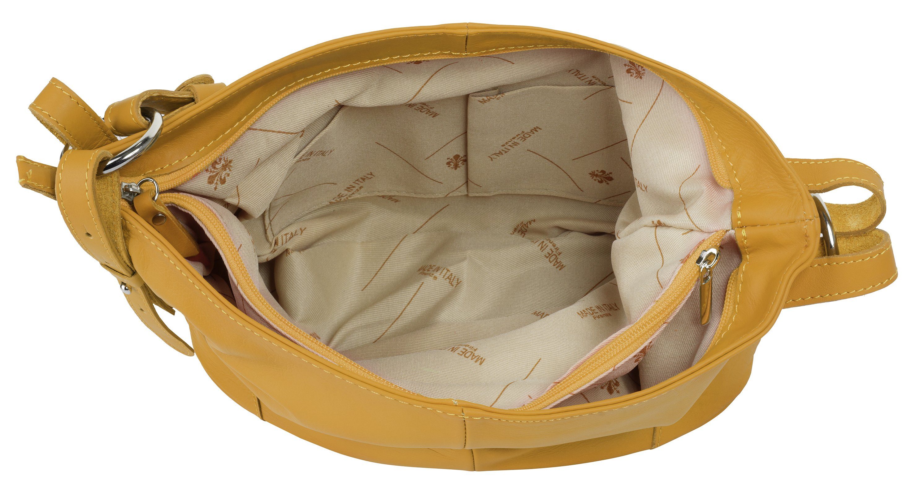 Samantha Look Schoudertas echt leer, made in italy