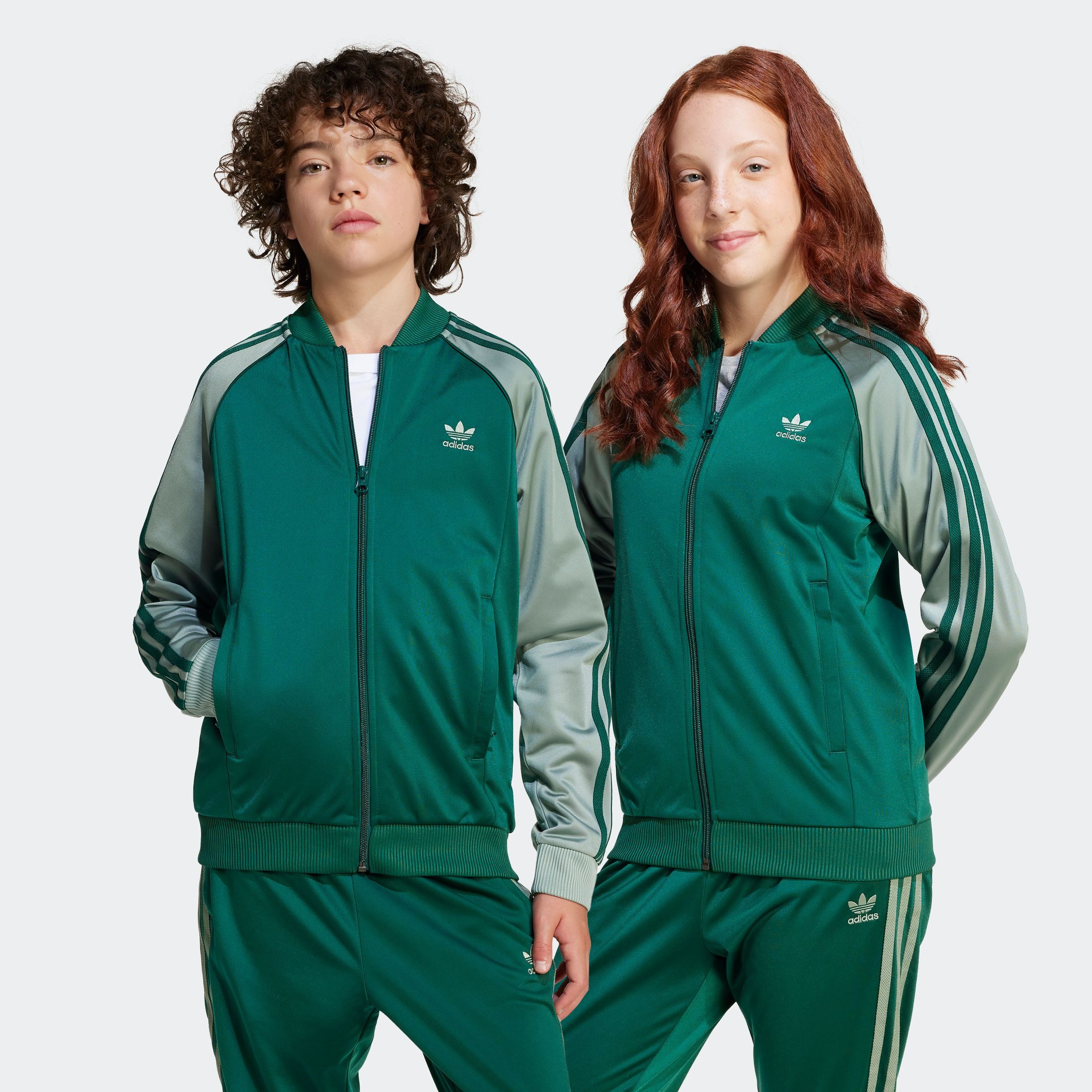 adidas Originals Trainingsjack SST TRACK TOP kinderen trainingsjacks maat 170 groen