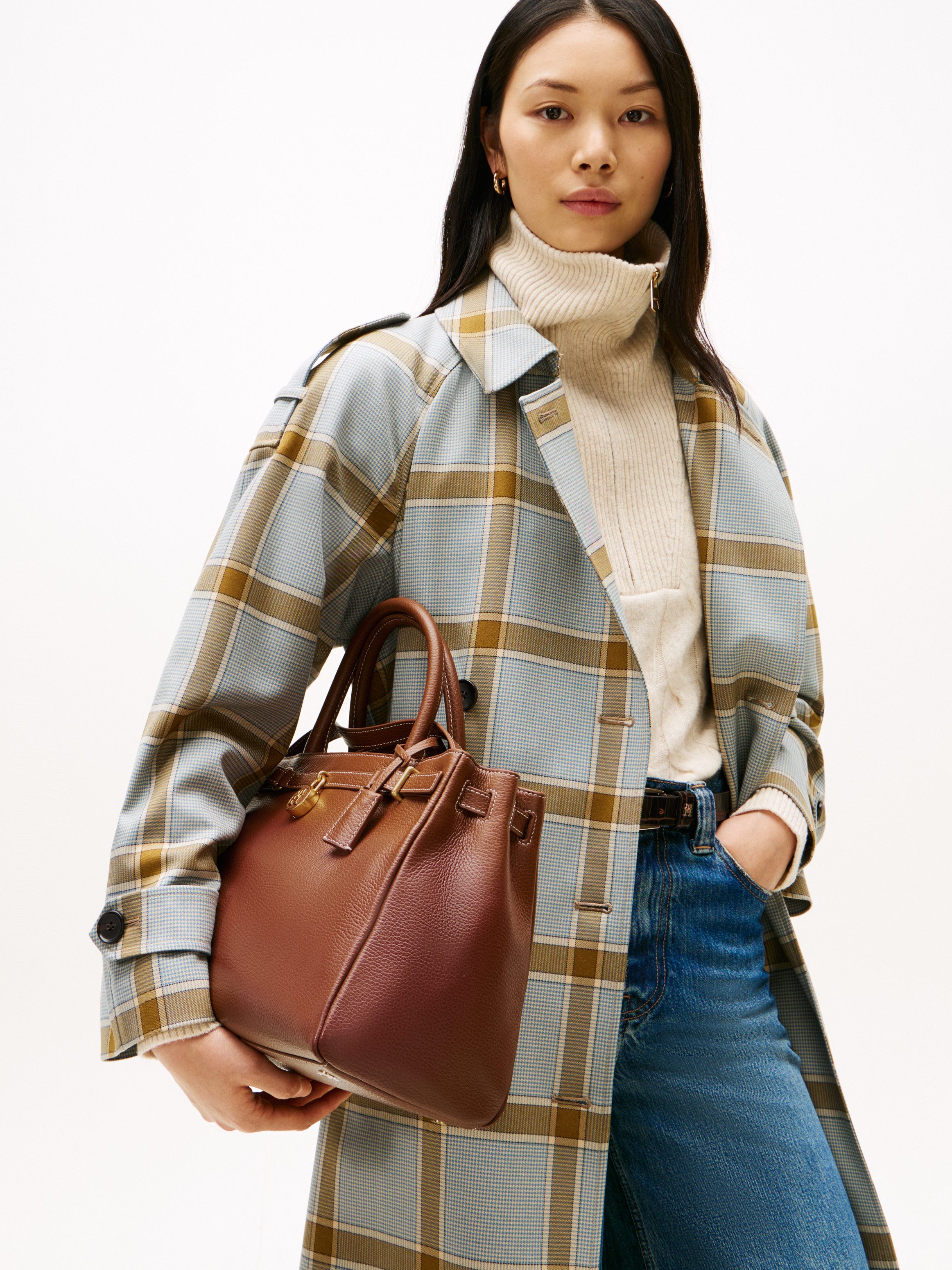 Tommy Hilfiger Draagtas AMERICAN ICON TOTE LEATHER