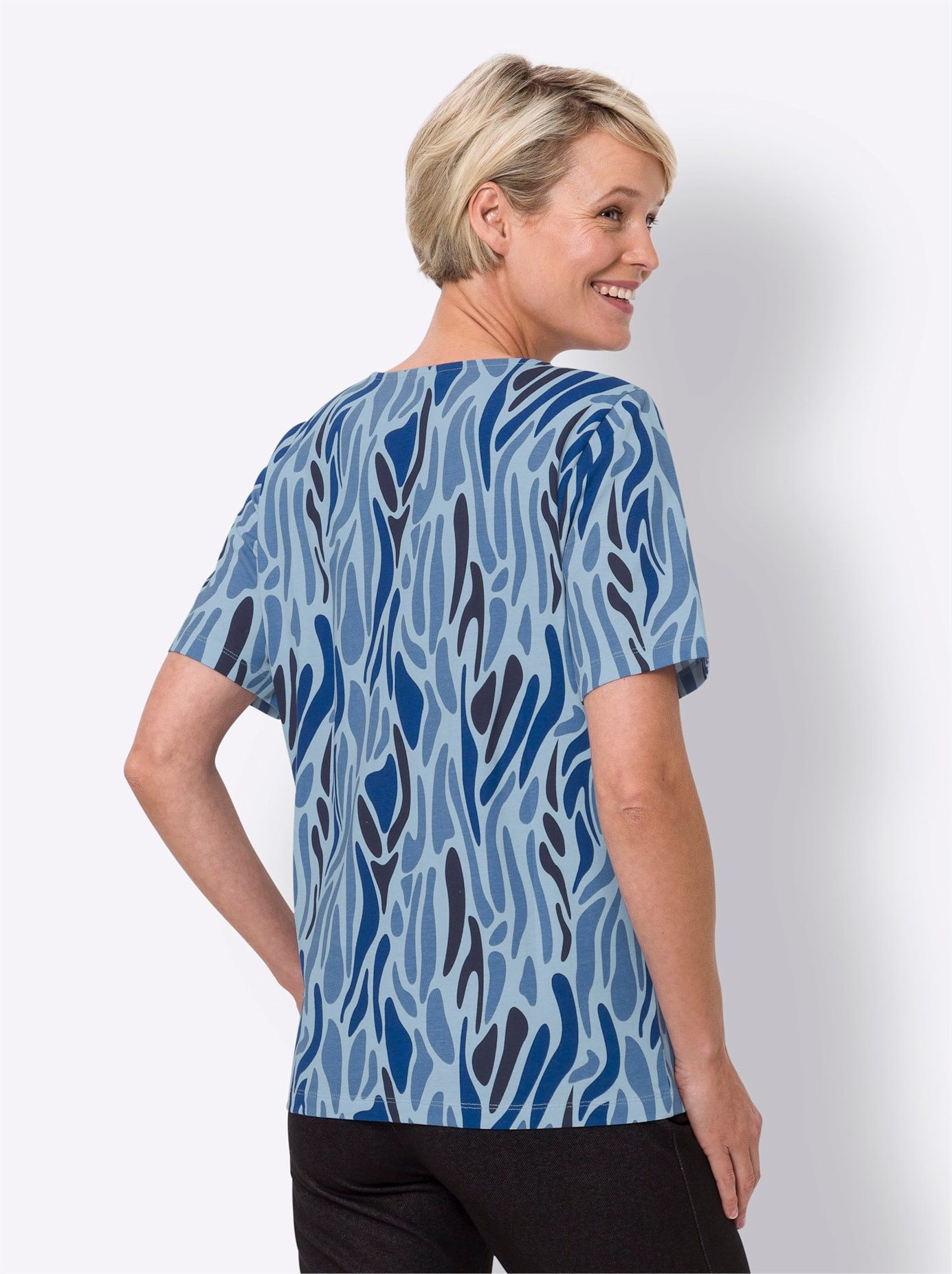 Classic Basics Shirt met ronde hals (1-delig)